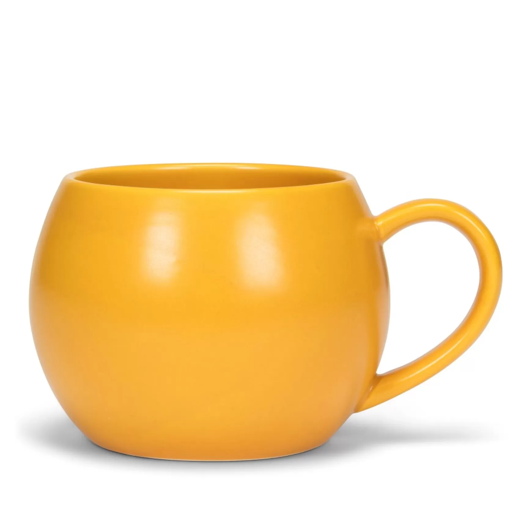 Mugs*Abbott Round Coffee Cup - Yellow Matte