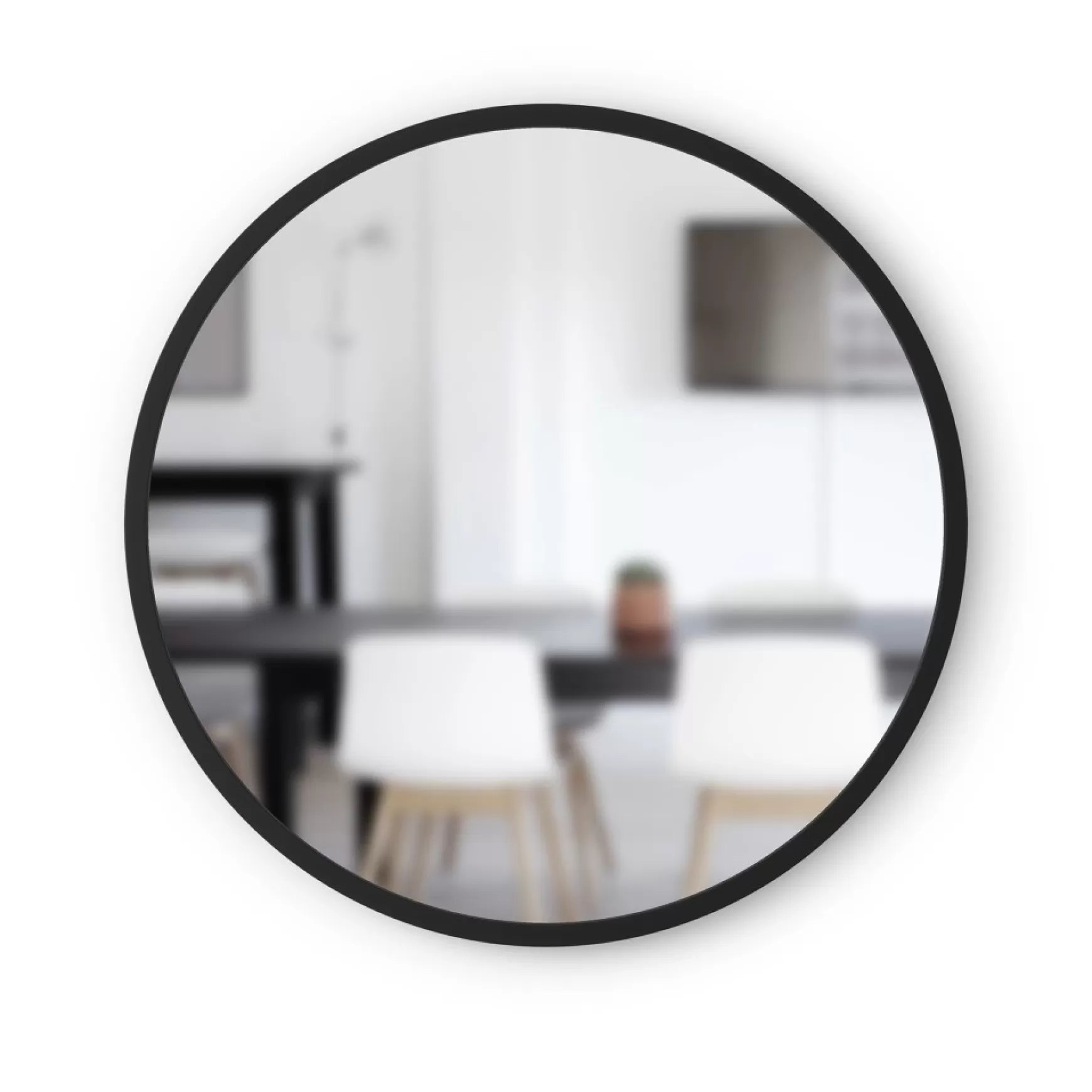 Mirrors*Umbra Round Mirror Hub - 24"