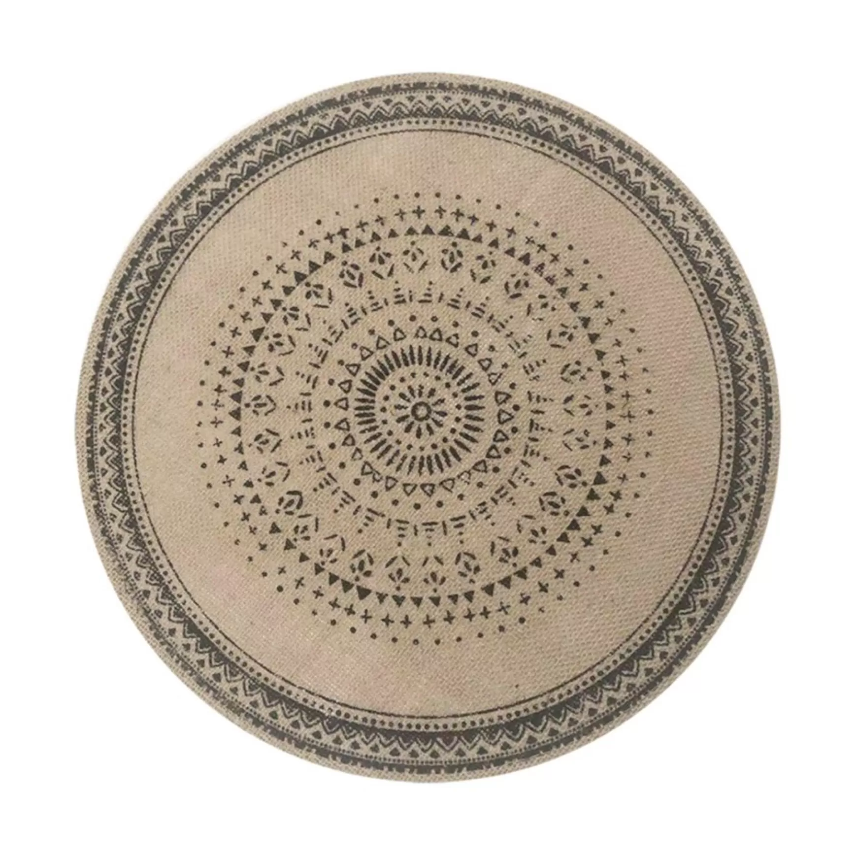 Tablecloths, Placemats & Napkins*Nostalgia Import Round Patterned Placemat