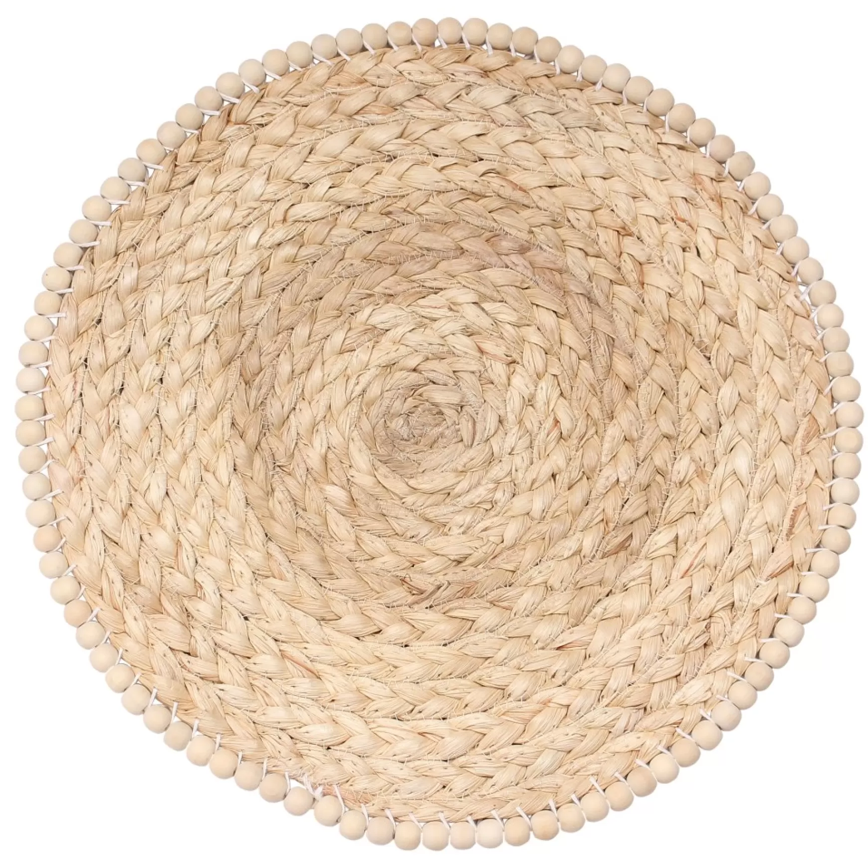 Tablecloths, Placemats & Napkins*Harman Round Placemat With Beads - Palma