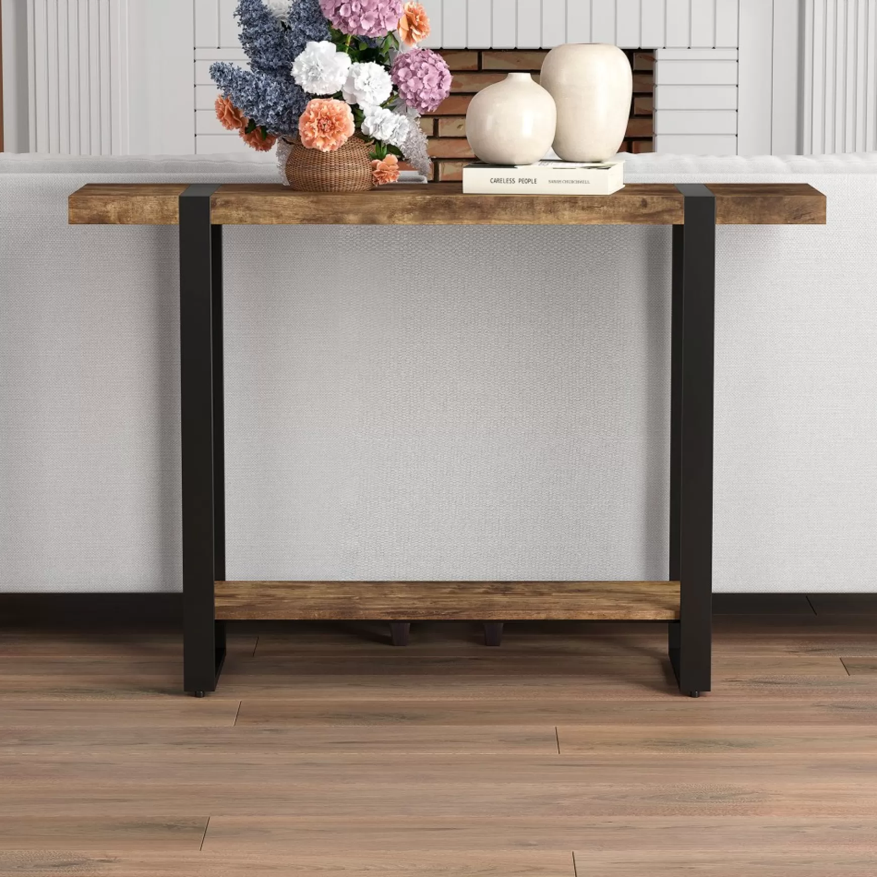 Tables*Safdie & Co Rustic Console Table - .