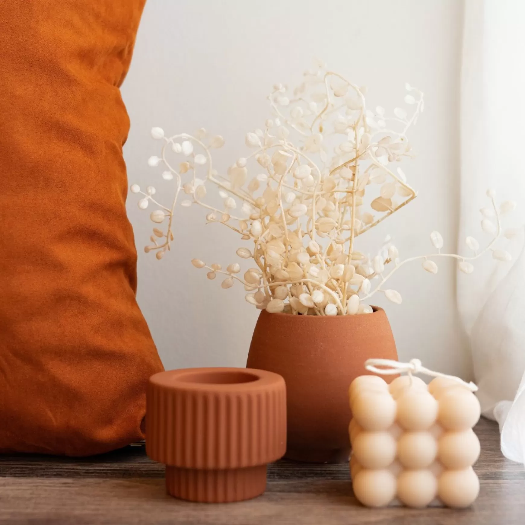 Candle Holders*Bovi Rusty Candle Holder - Cera