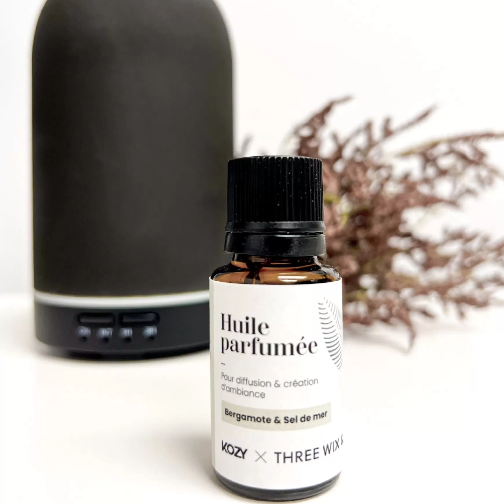 Essential & Scented Oils*Kozy x Three Wix & CO Scented Oil - Bergamot & Sea Salt