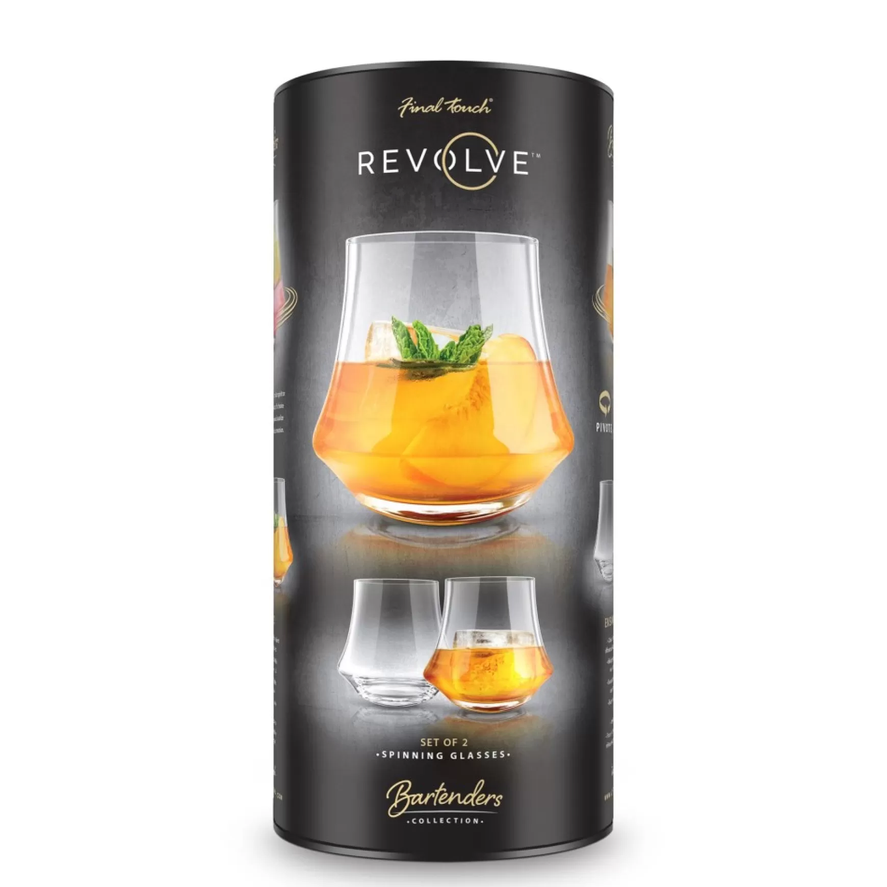 All For Spirits*PSI product Set Of 2 Revolve Glasses - 400 Ml