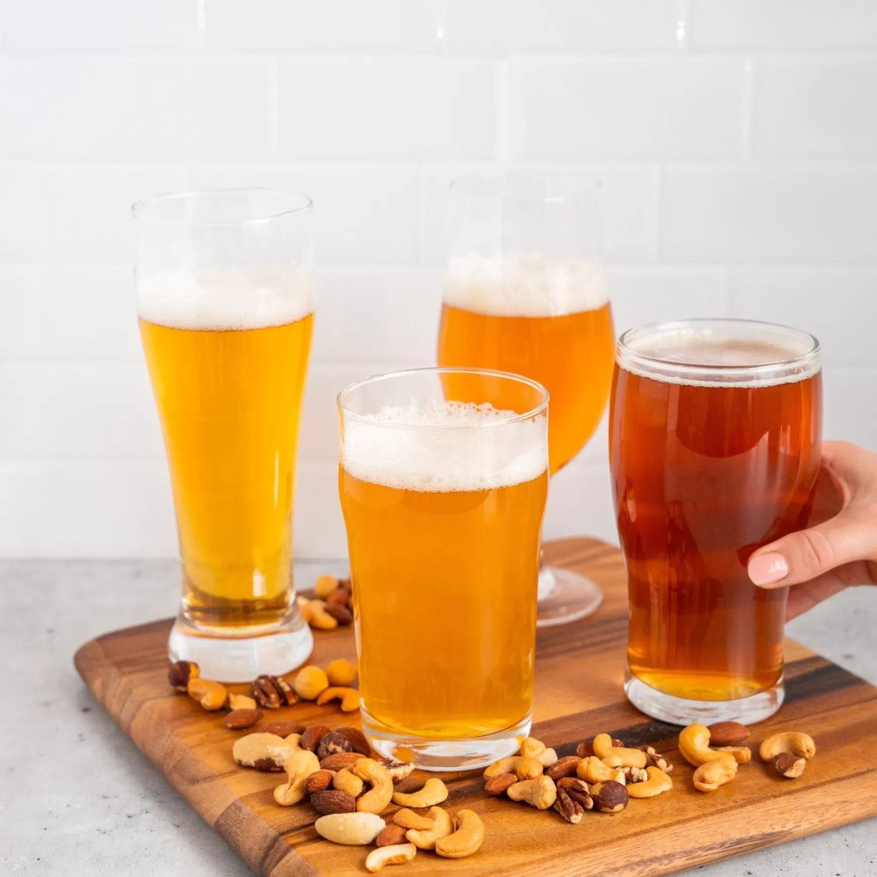 All For Beer*Agence K Set Of 4 Beer Glasses