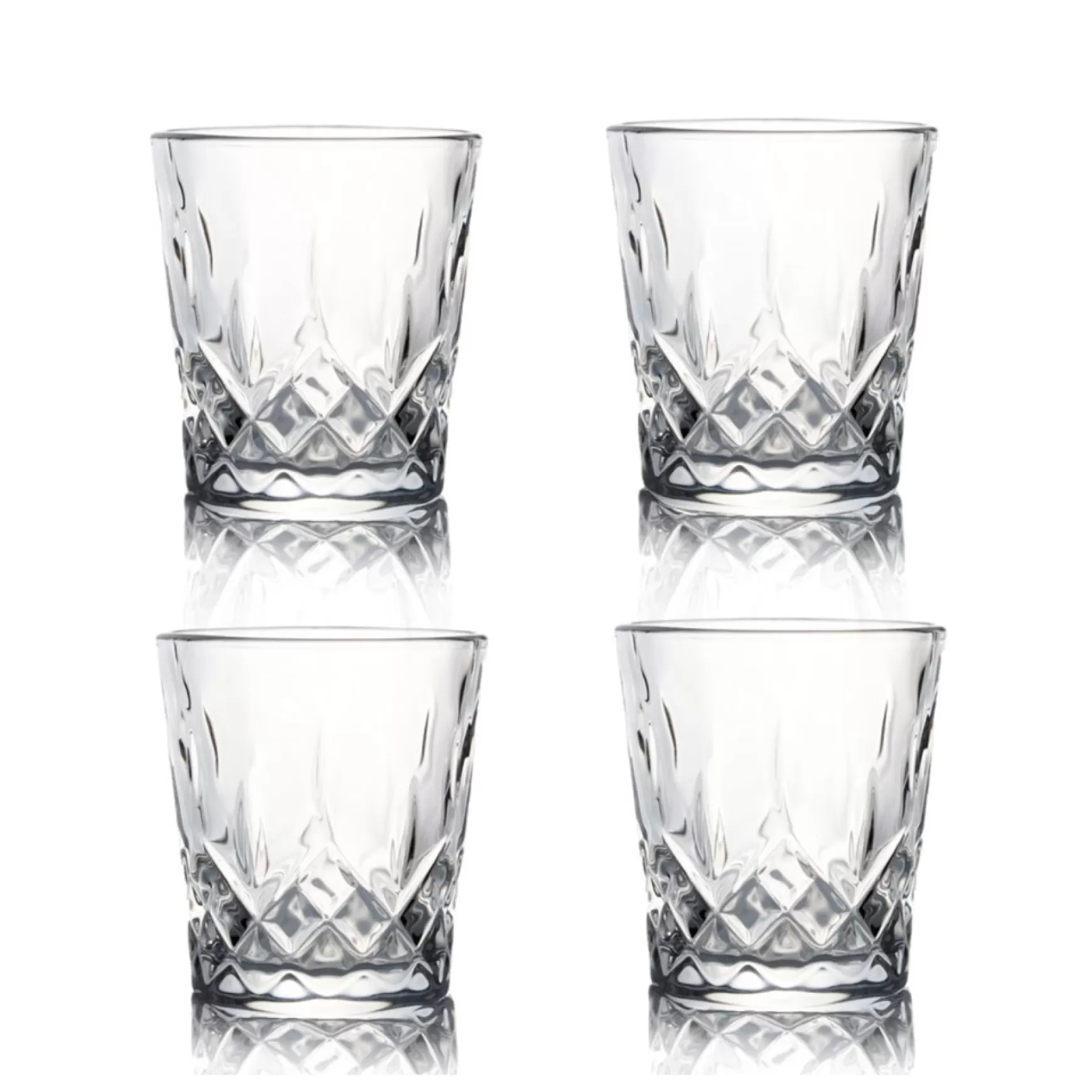 All For Spirits*Intercontinental Mercantile Set Of 4 Shot Glasses - 50Ml