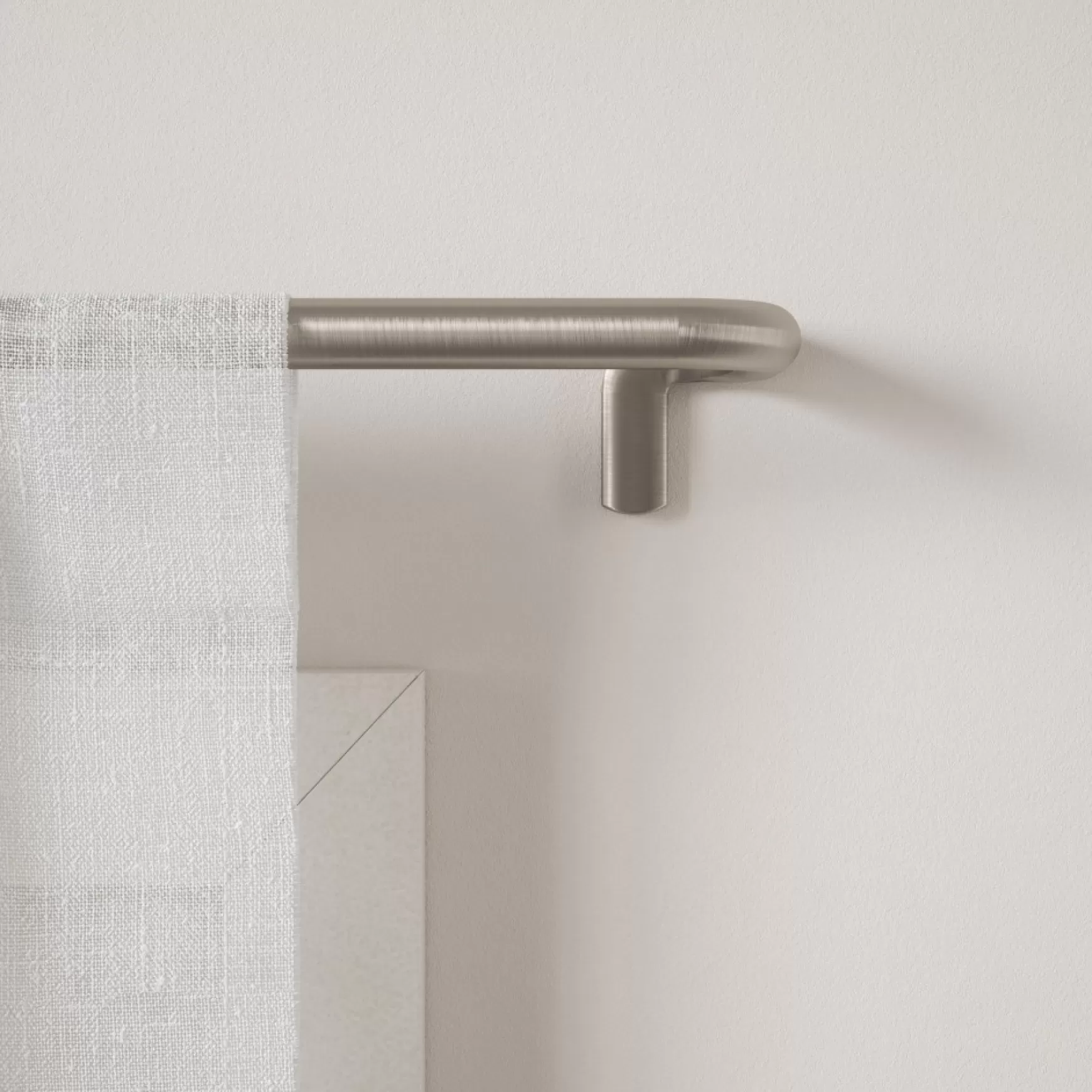 Poles & Curtains*Umbra Silver Curtain Rod - Twilight
