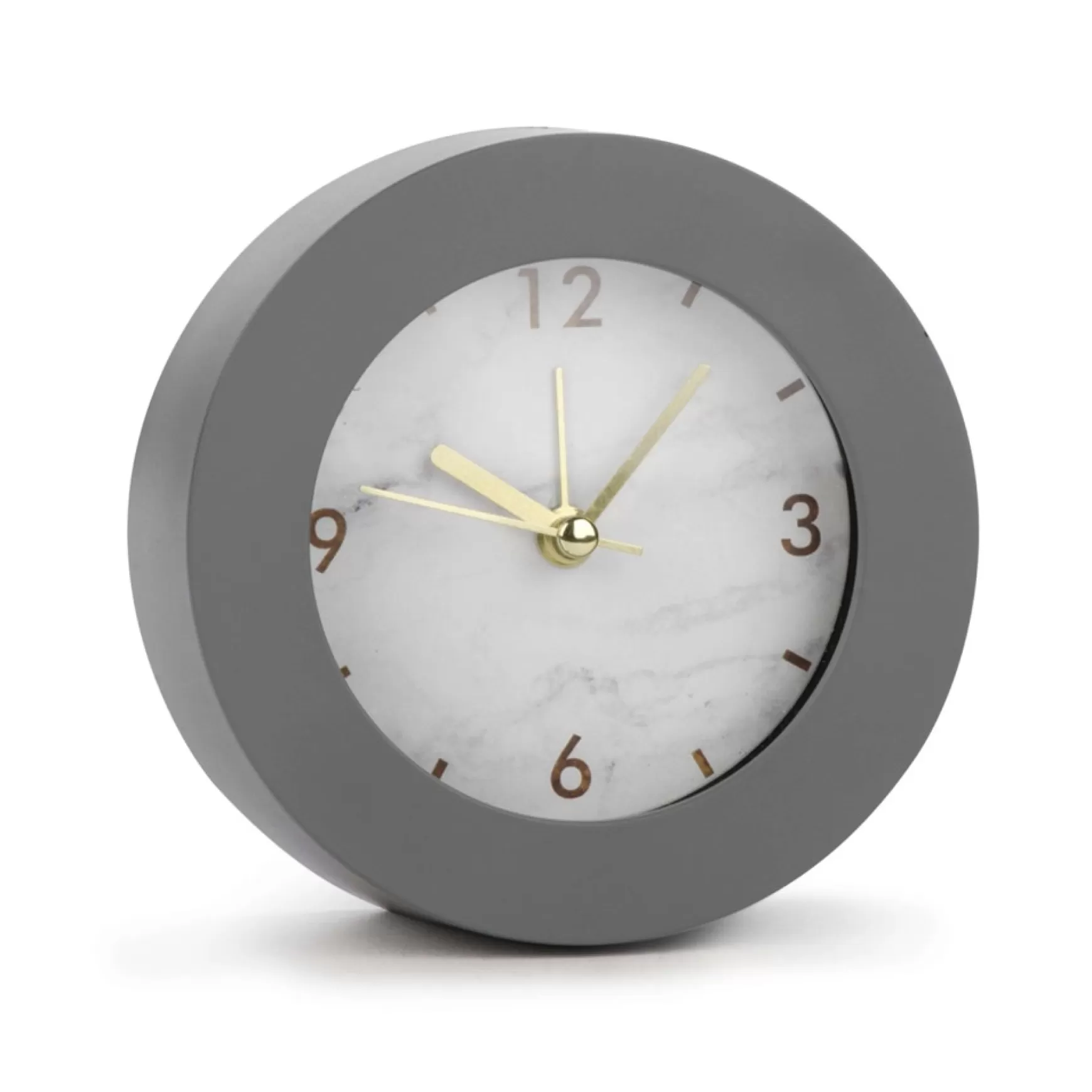 Decorative Objects*Attitudes Import 2 Small Alarm Clock - Gray