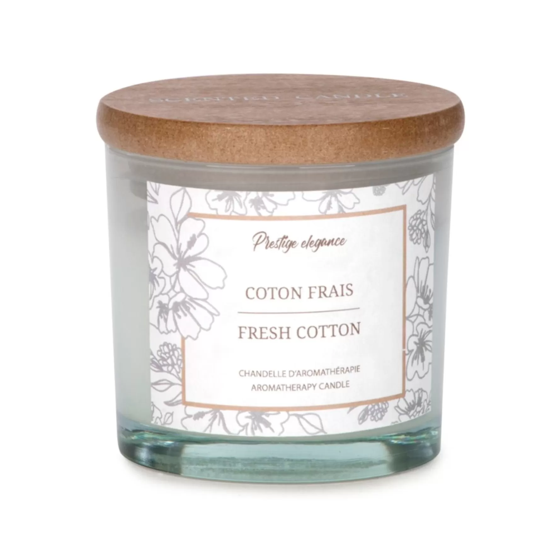 Decorative Candles*Attitudes Import Small Glass Candle - Fresh Cotton