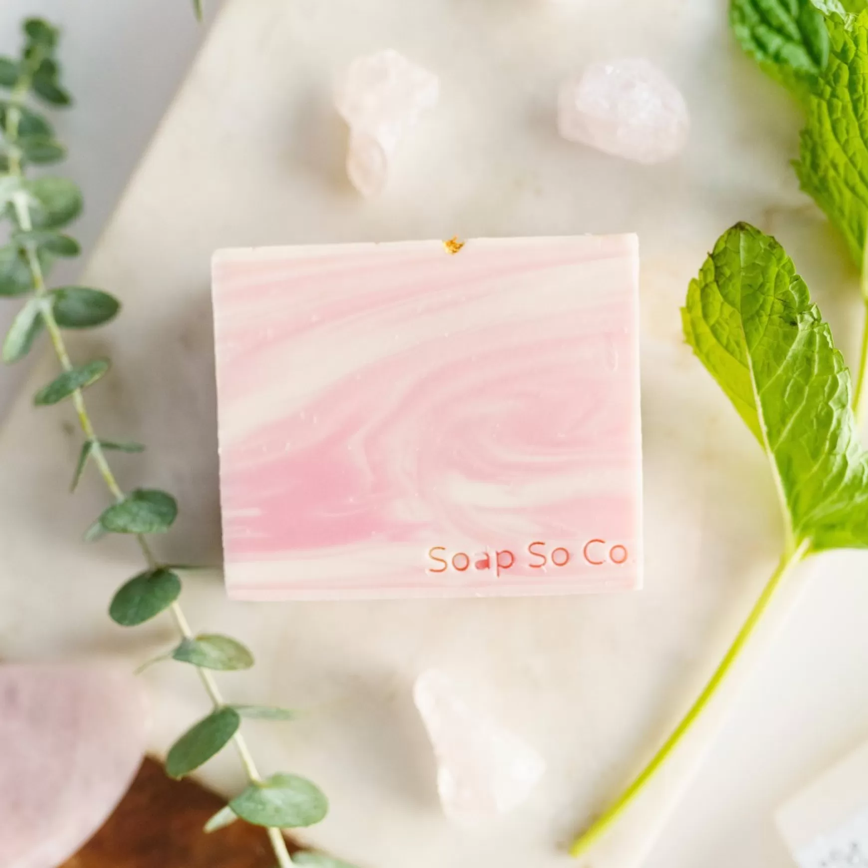 Soaps*Soap So Co Soap Bar - Rose Quartz