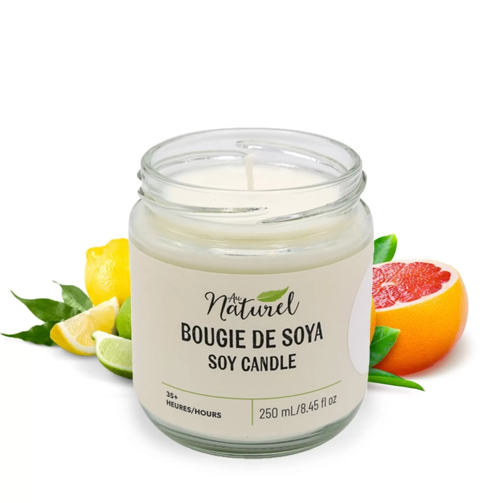 Scented Candles*Au Naturel Soy Candle 250Ml - Energy