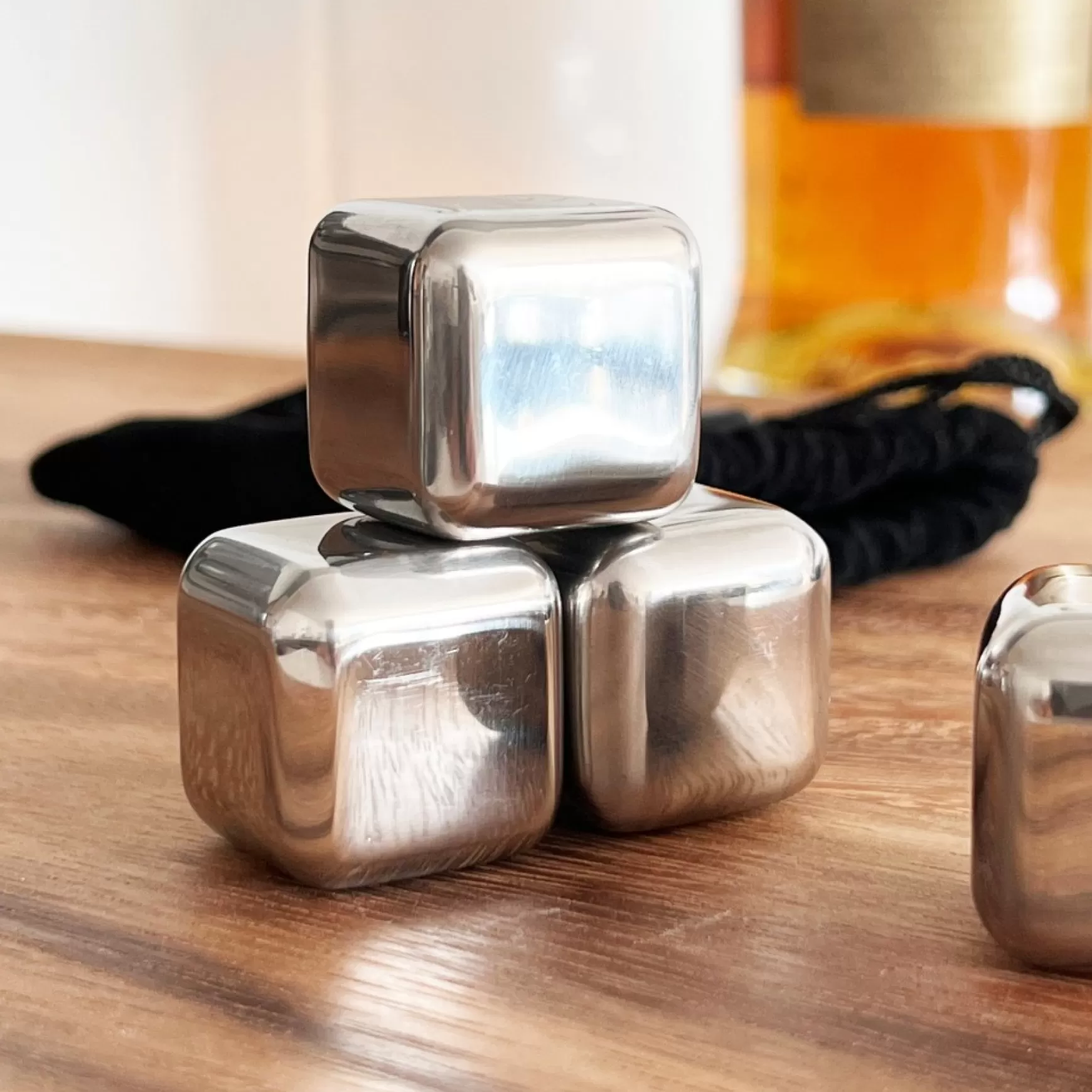 All For Cocktails*Agence K Stainless Steel Ice Cubes