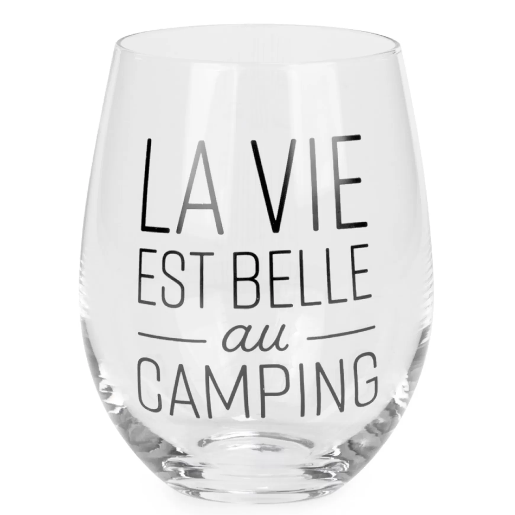 All For Wine*Attitudes Import 2 Steamless Wine Glass - Vie Au Camping