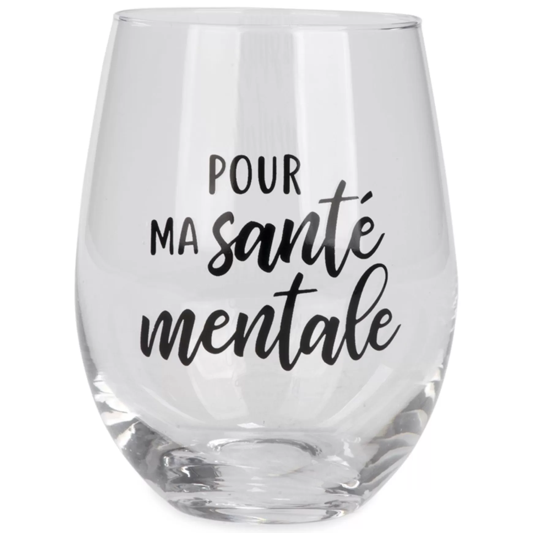 All For Wine*Attitudes Import Stemless Wine Glass - Sante Mentale