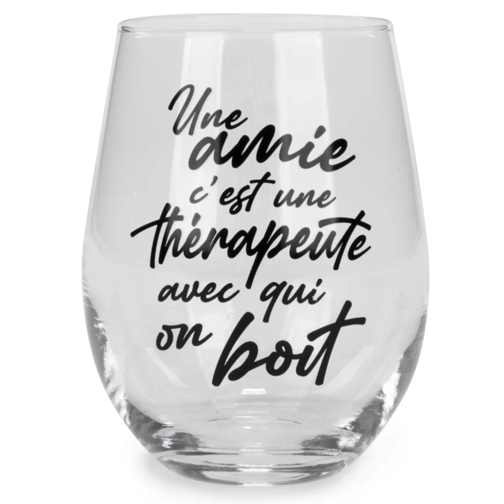 All For Wine*Attitudes Import Stemless Wine Glass - Une Amie