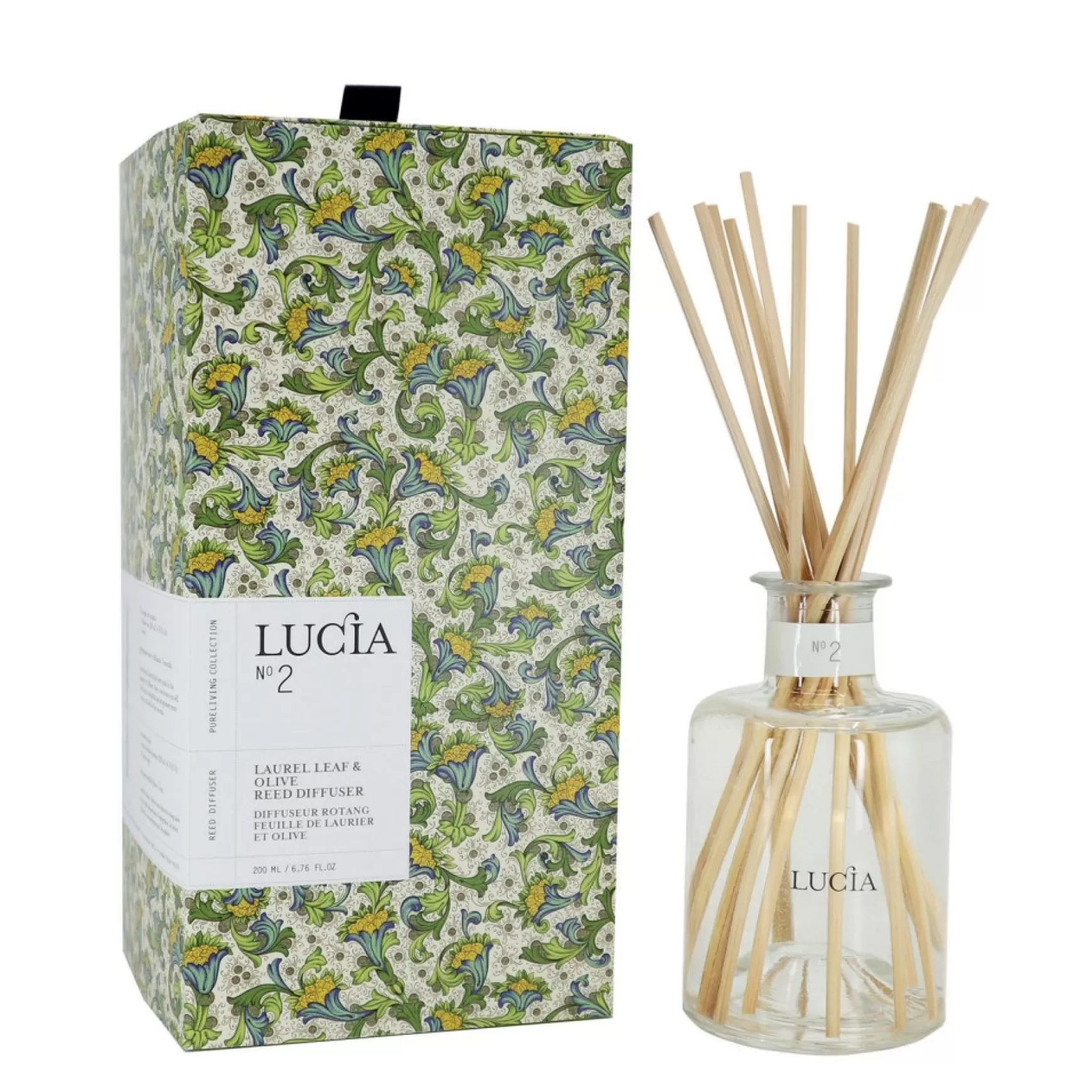 Stick Diffusers*Pure Living Stick Diffuser - Bay Leaf And Olive