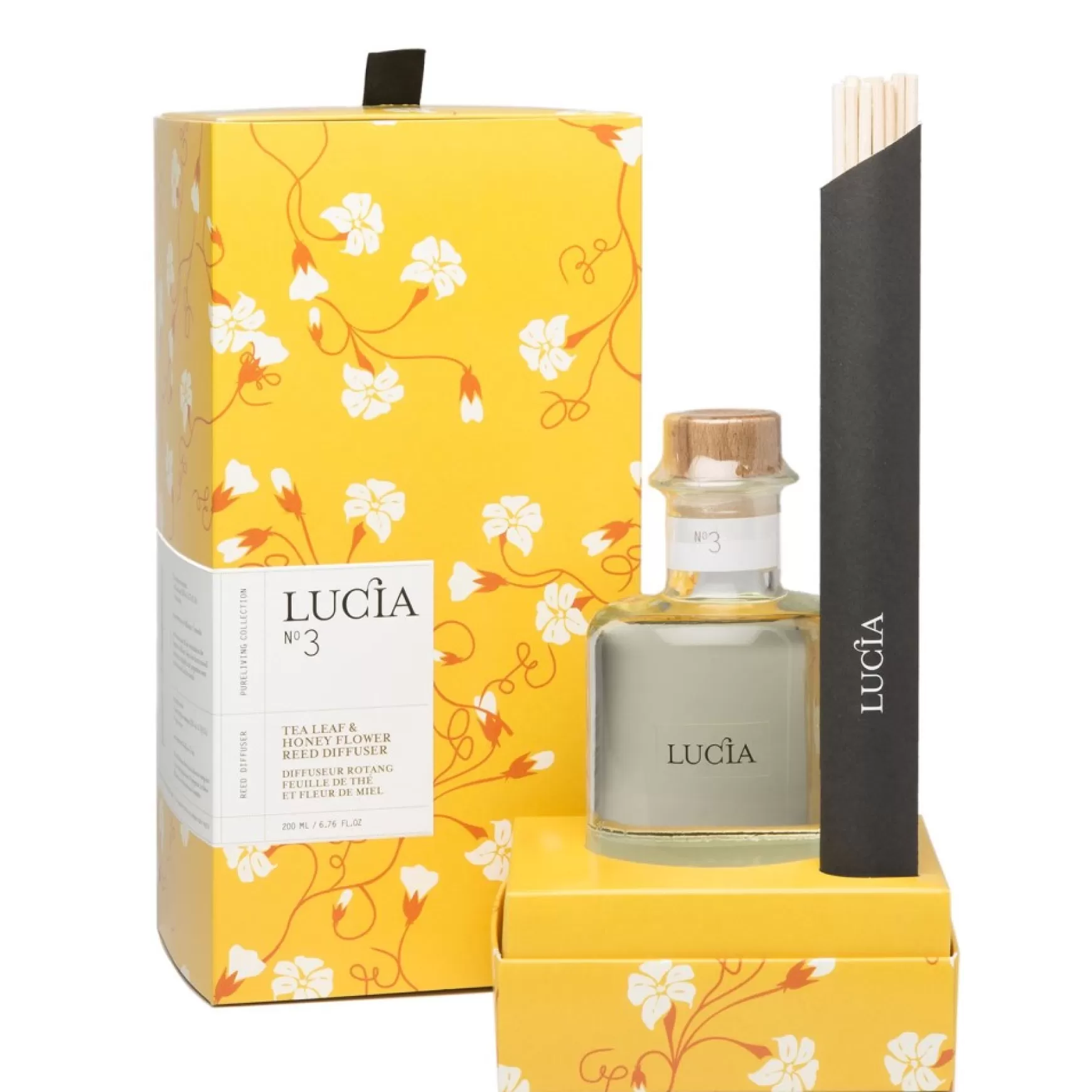 Stick Diffusers*Pure Living Stick Diffuser - Tea Leaf And Honey Flower
