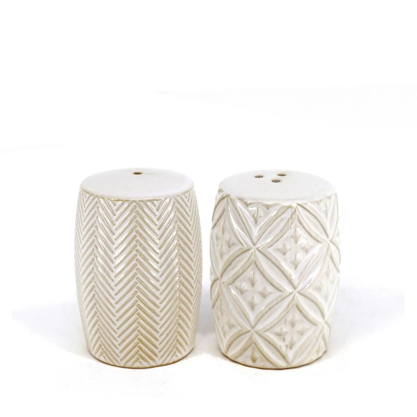 Salt & Pepper Shakers*Danesco Stoneware Salt & Pepper Shakers