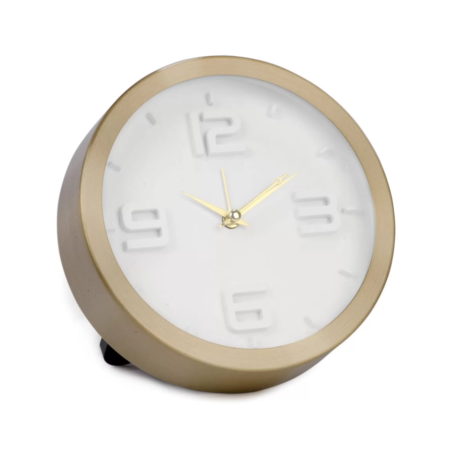Decorative Objects*Attitudes Import Table Clock - Gold