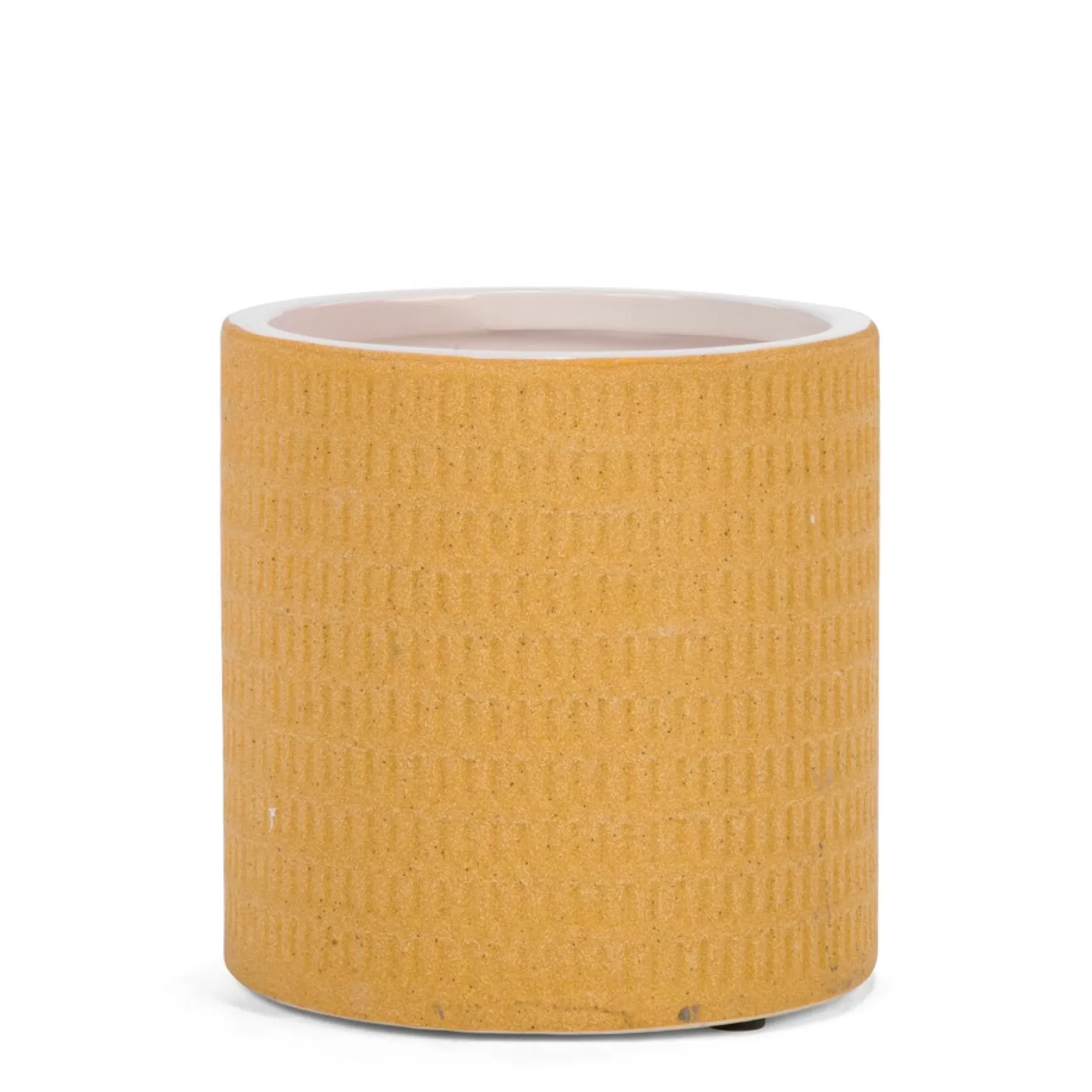 Vases & Pots*Attitudes Import Textured Pot - Mustard Yellow