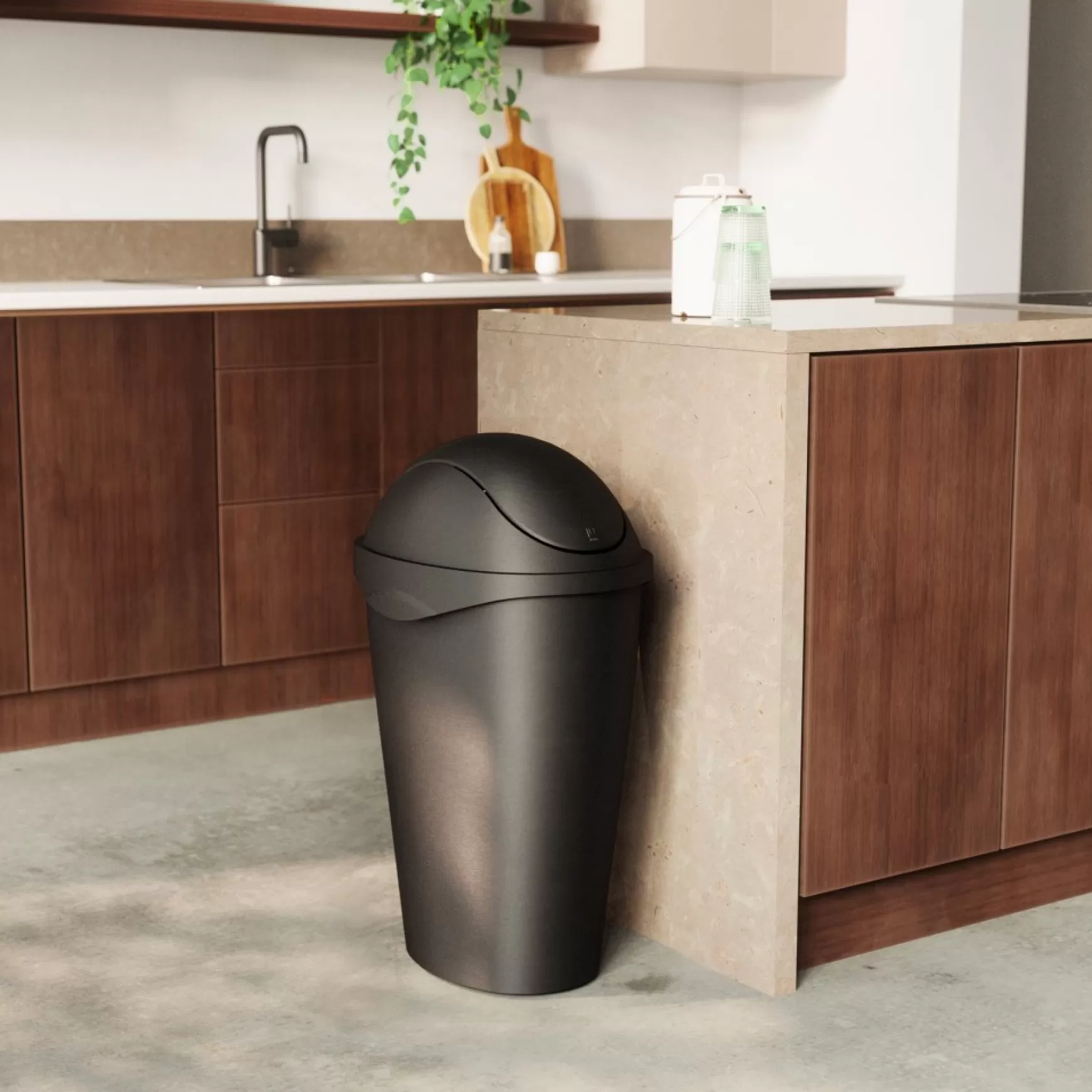 Bathroom*Umbra Trash Can - Swinger