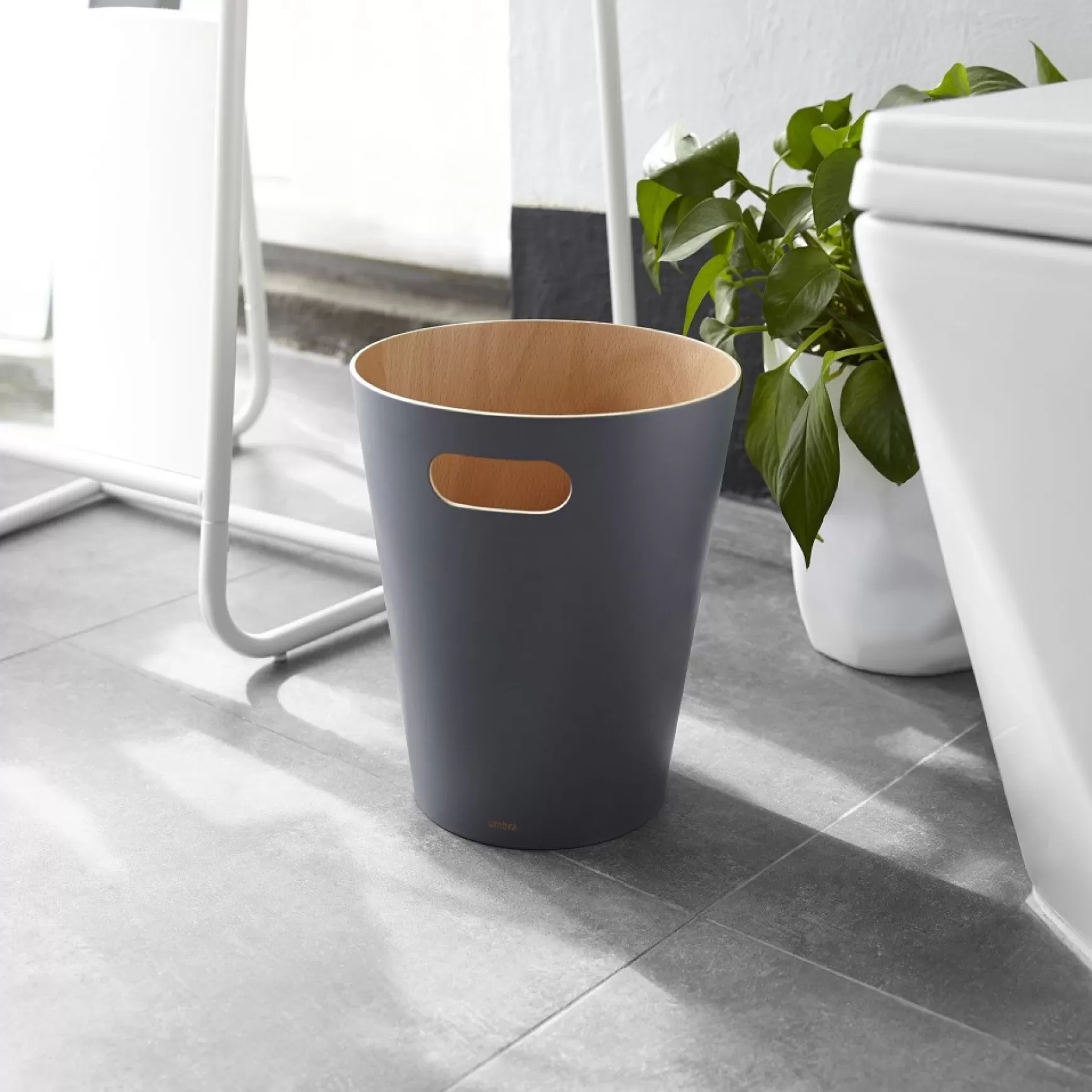 Bathroom*Umbra Trash Can - Woodrow