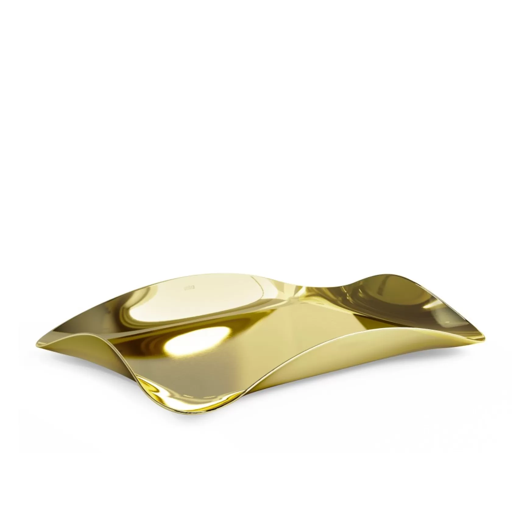 Plates, Trays & Containers*Umbra Tray Brass - Wave