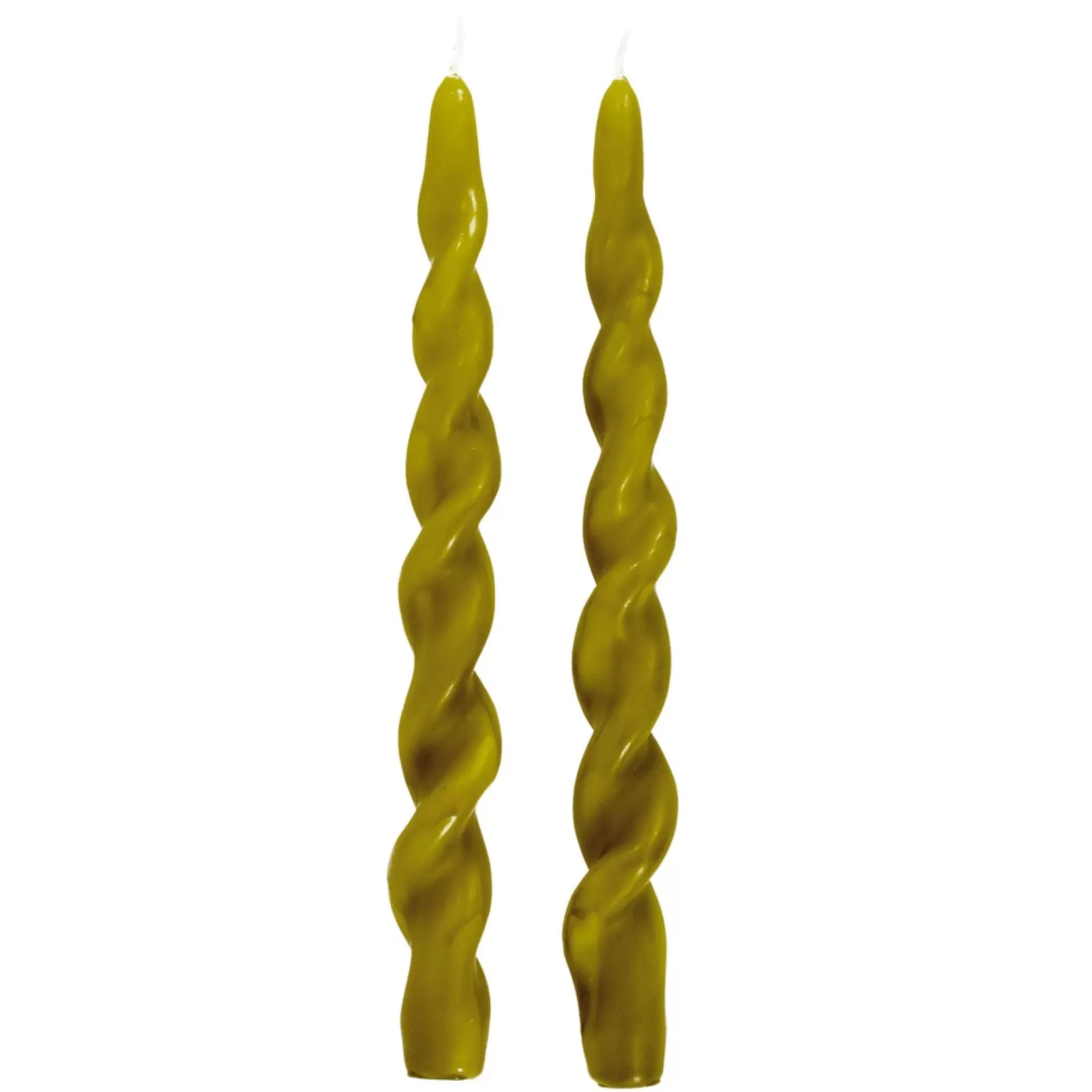 Decorative Candles*CTG Brands Twisted Candle Set - Green