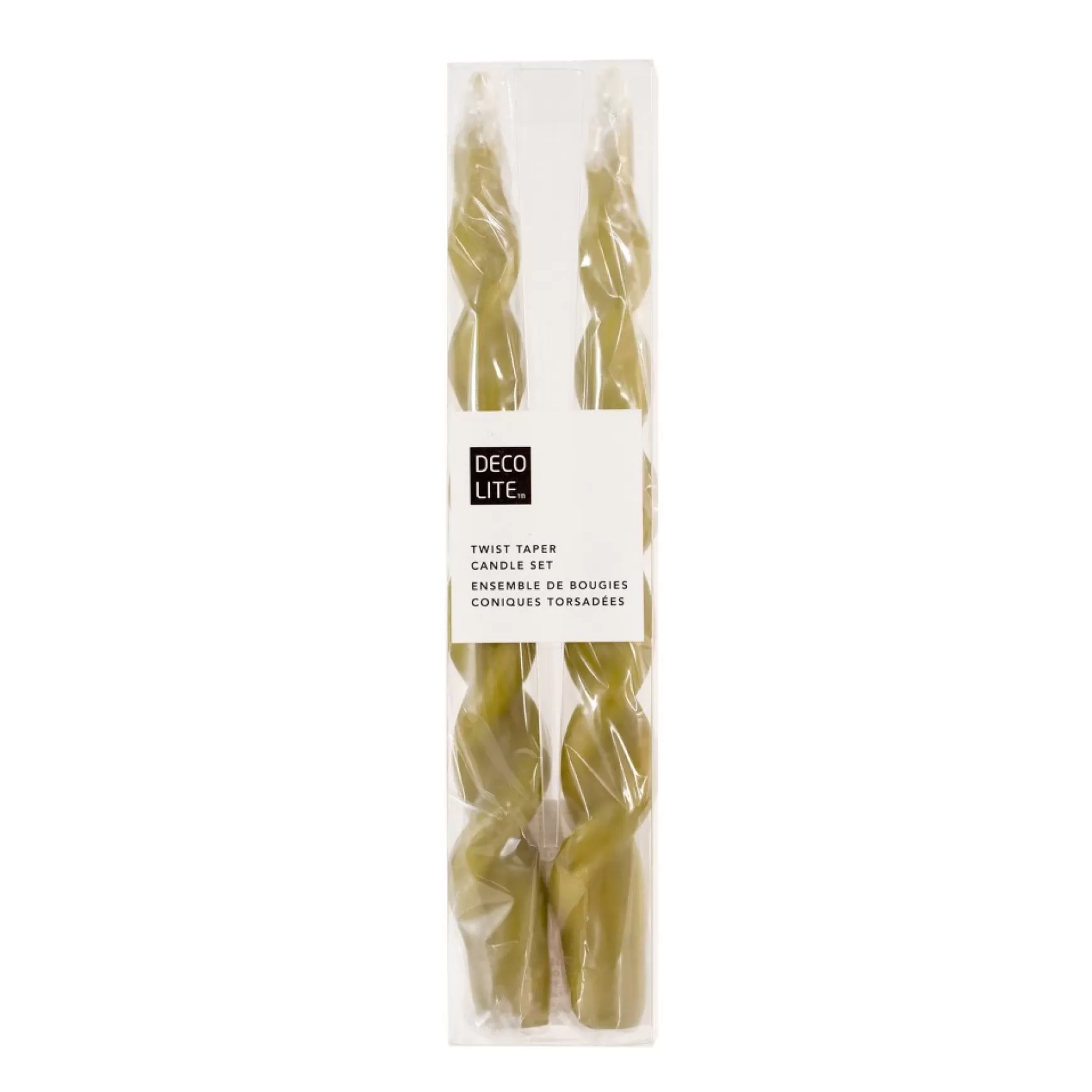 Decorative Candles*CTG Brands Twisted Candle Set - Green