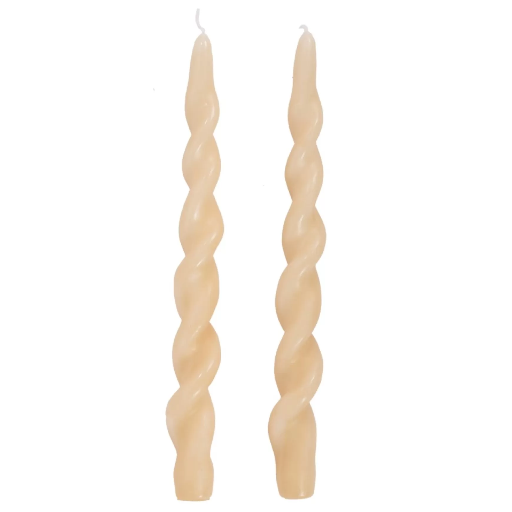 Decorative Candles*CTG Brands Twisted Candle Set - Sand