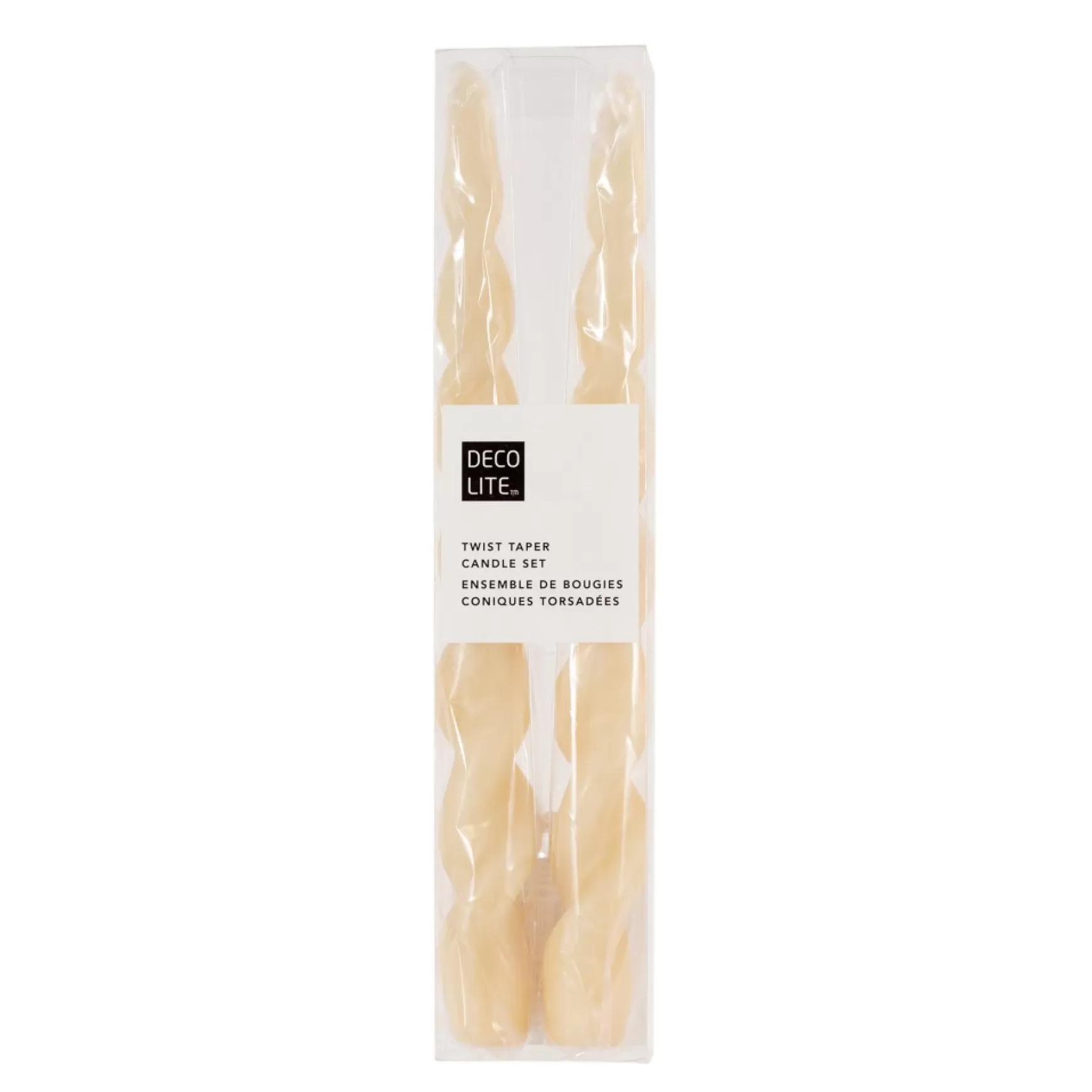 Decorative Candles*CTG Brands Twisted Candle Set - Sand