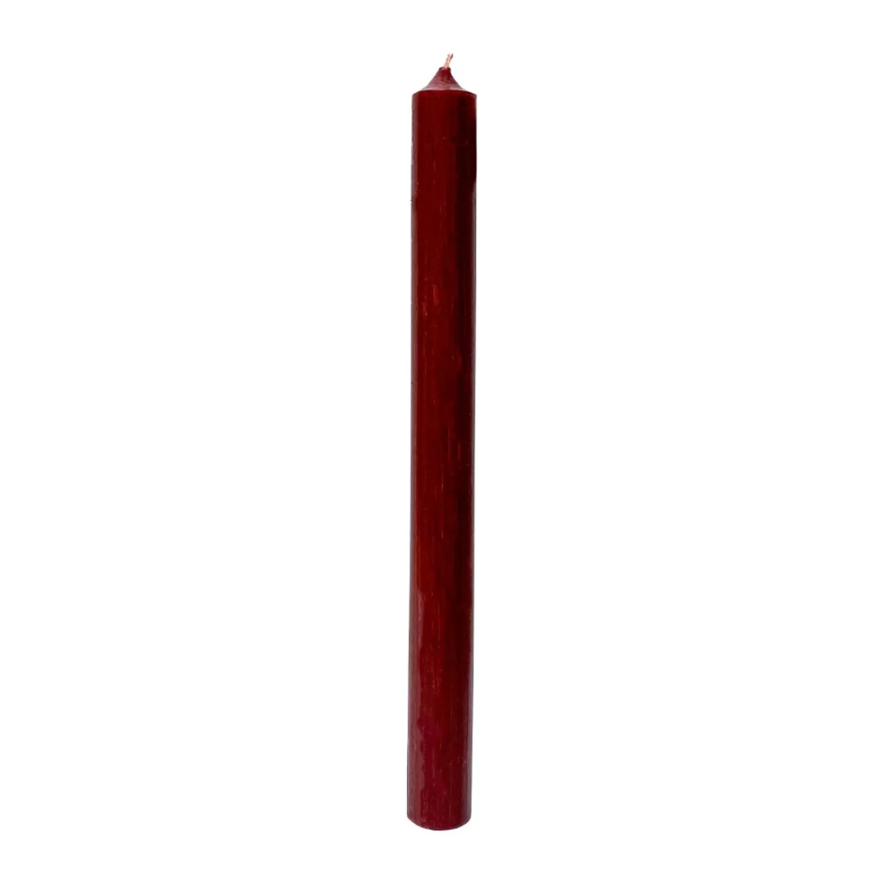 Decorative Candles*Carsim trading Unscented Candle - Burgundy