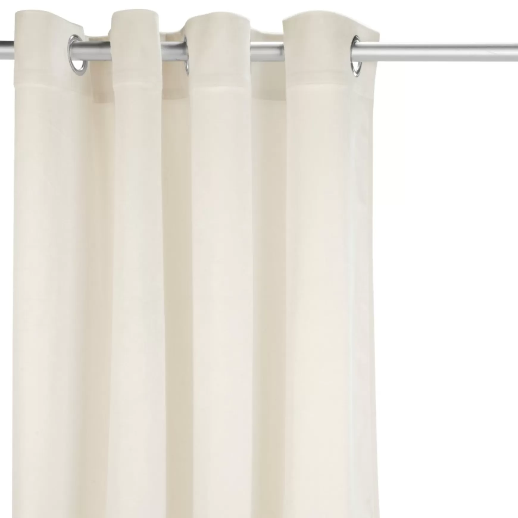 Poles & Curtains*Attitudes Import 2 Velvet Curtain - Ivory