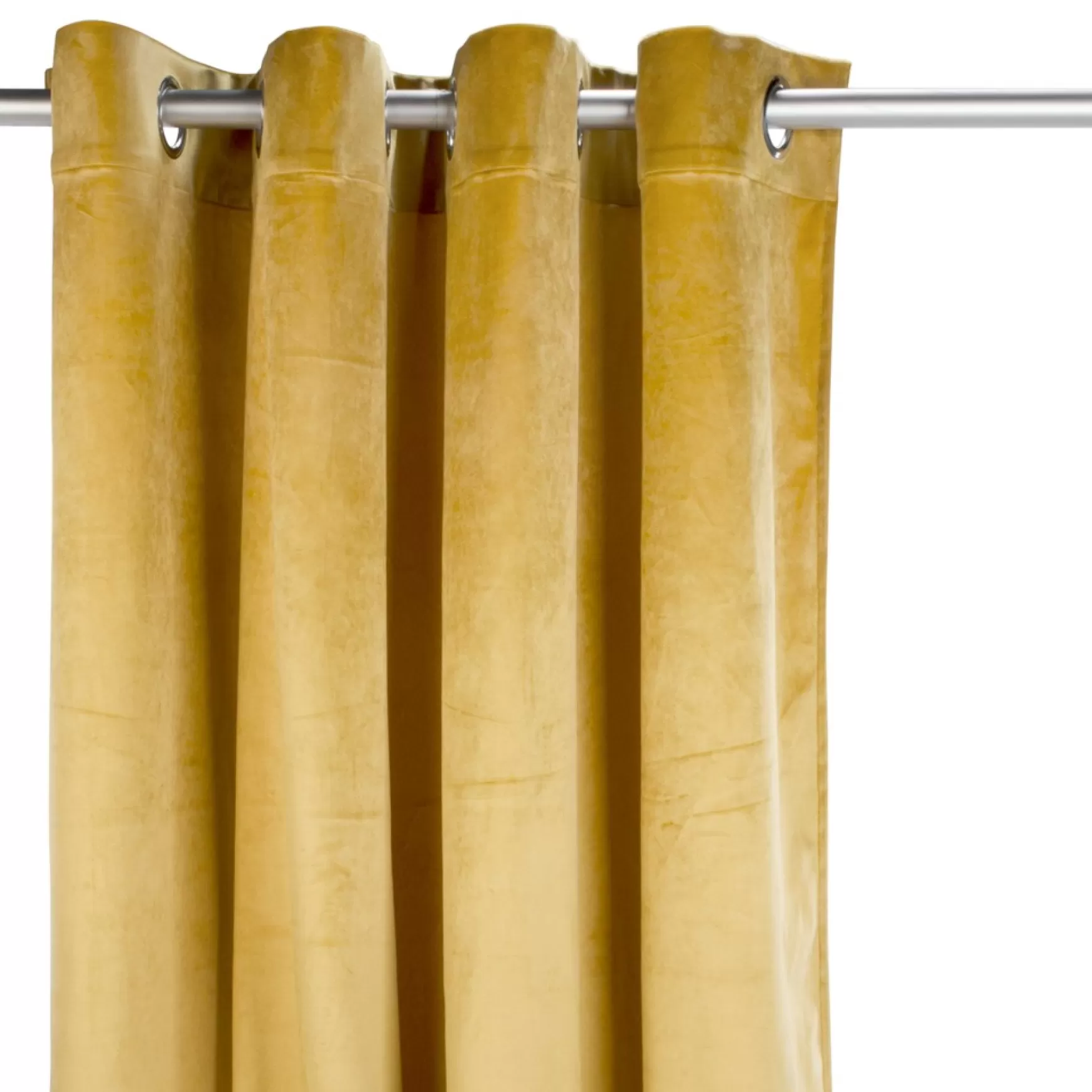 Poles & Curtains*Attitudes Import 2 Velvet Curtain - Ocre