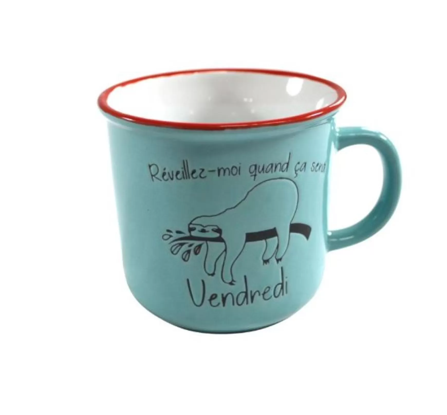 Mugs With Text*Nostalgia Import Vintage Mug - Sloth