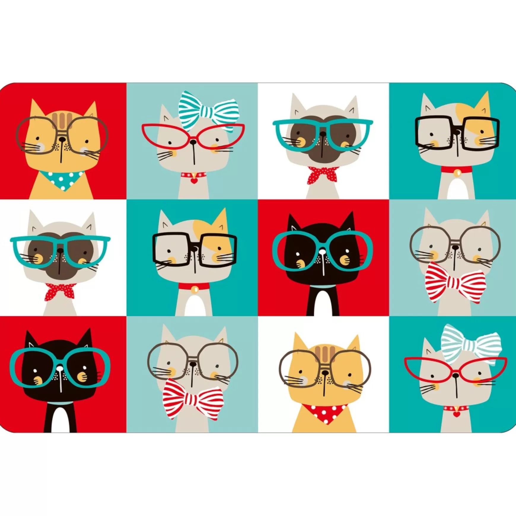 Tablecloths, Placemats & Napkins*Safdie & Co Vinyl Placemat - Cats