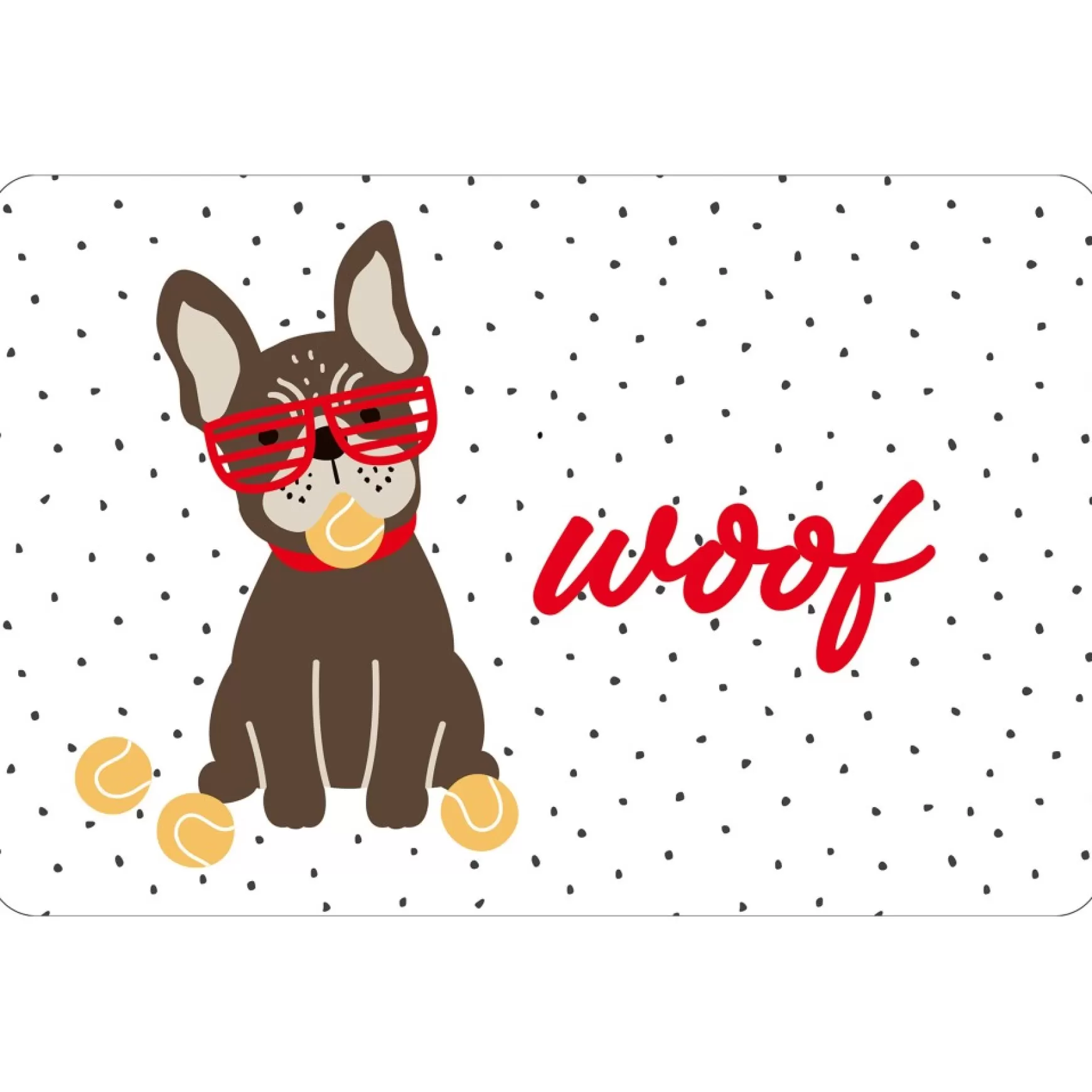 Tablecloths, Placemats & Napkins*Safdie & Co Vinyl Placemat - Woof