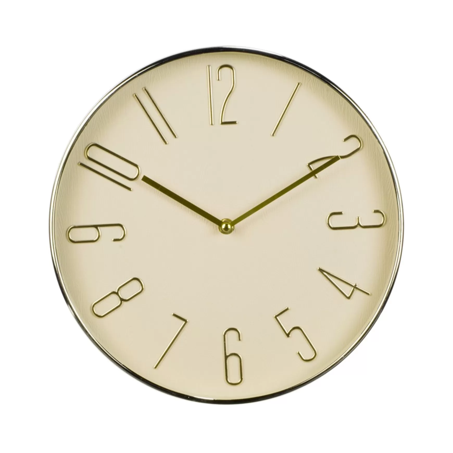 Clocks*Attitudes Import Wall Clock - Gold
