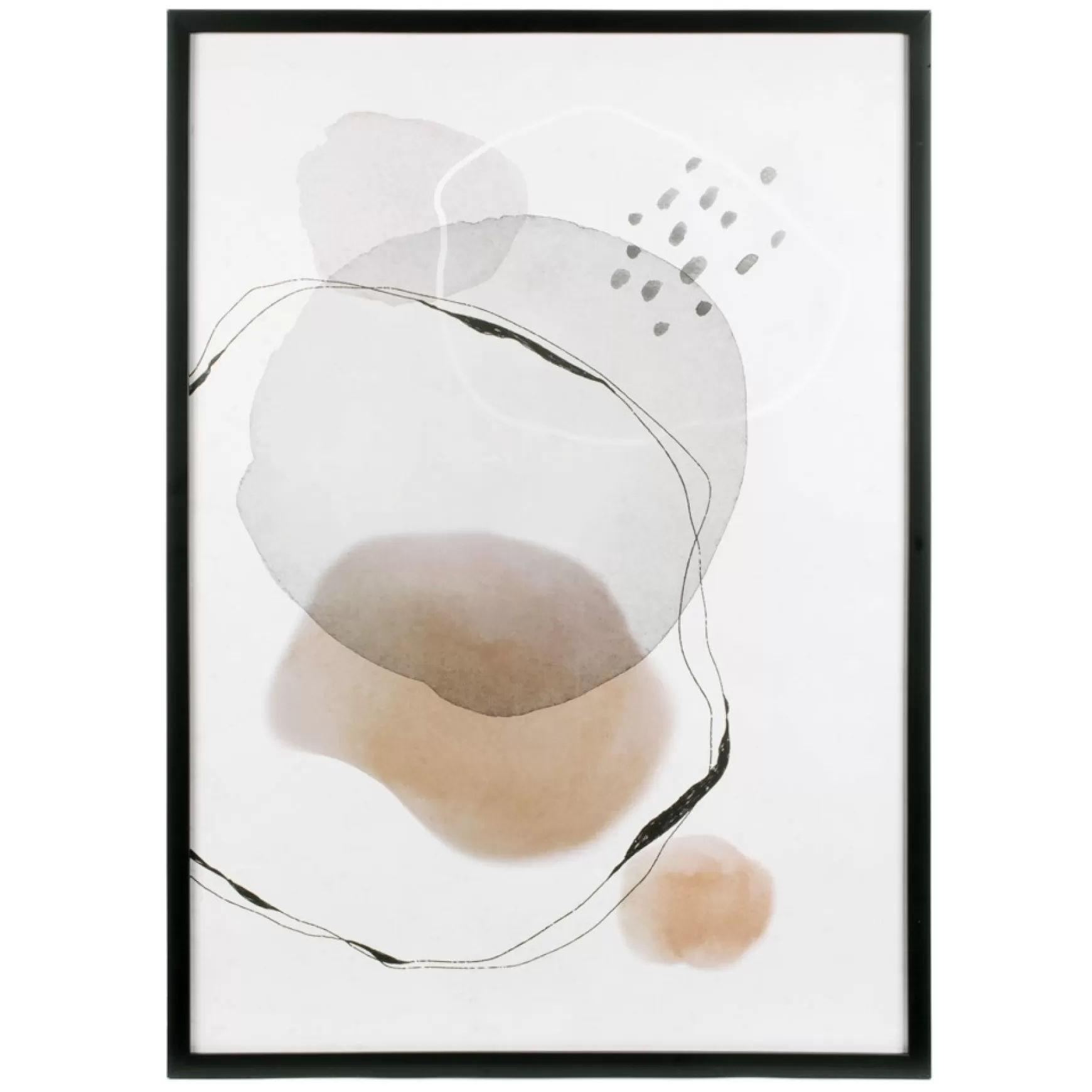 Plates & Wall Frames*Attitudes Import Wall Frame - Abstract Circles