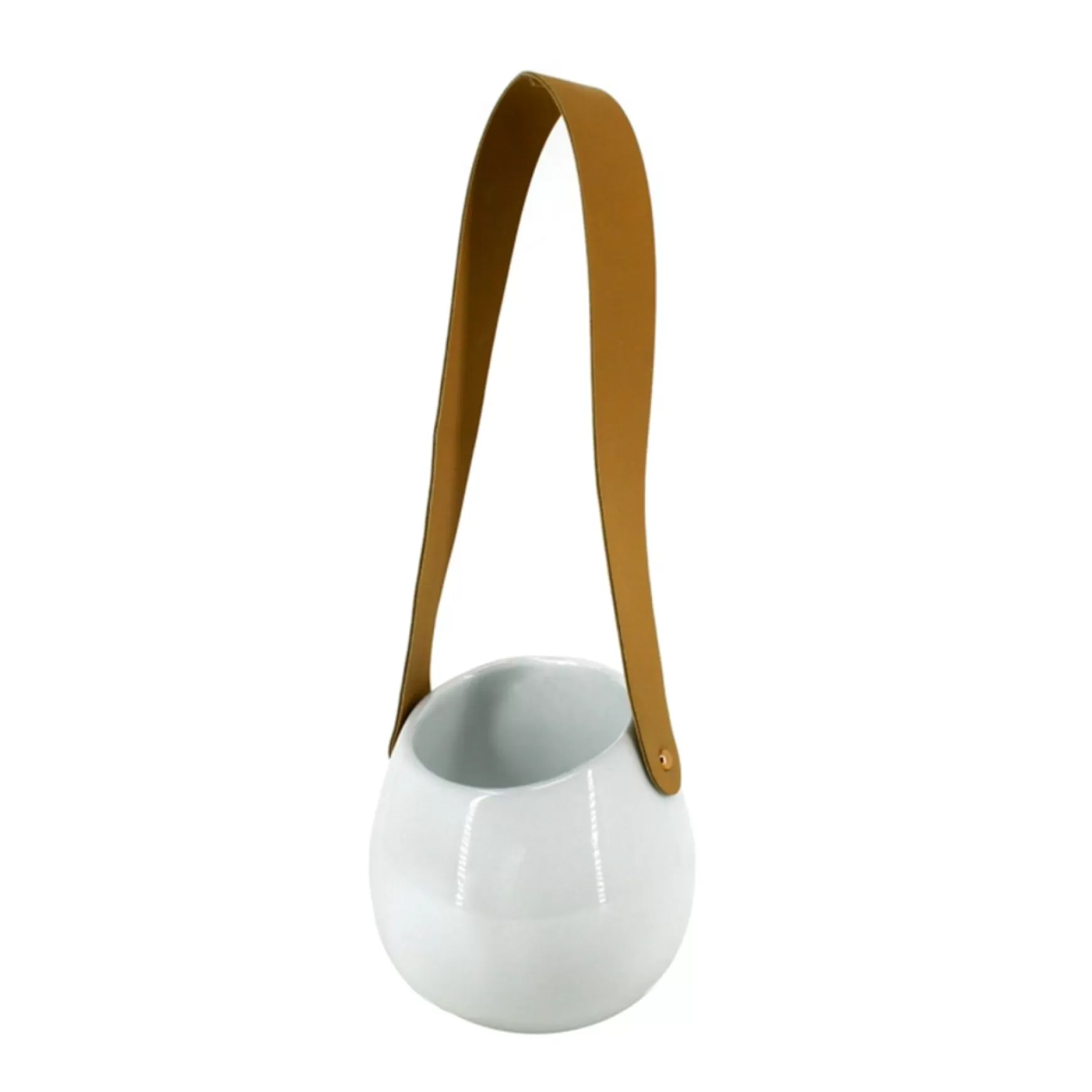 Wall Planters*Danesco Wall Mounted Planter With Leatherette Strap