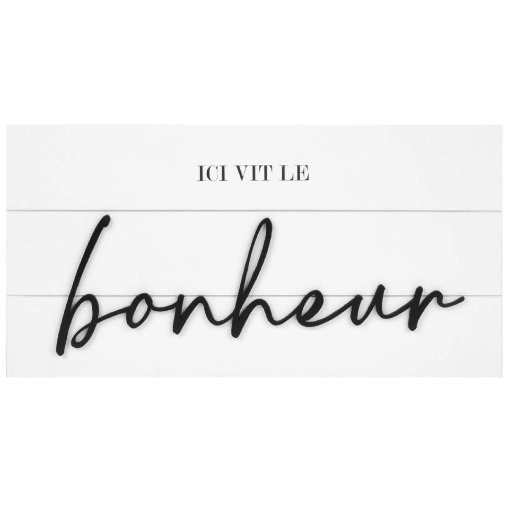 Plates & Wall Frames*Attitudes Import Wall Plate - Bonheur