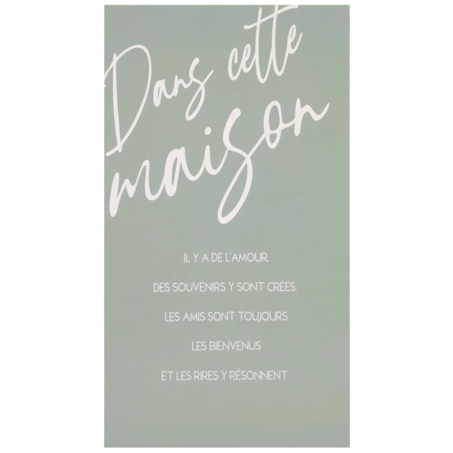 Plates & Wall Frames*Attitudes Import Wall Plate - Dans Cette Maison