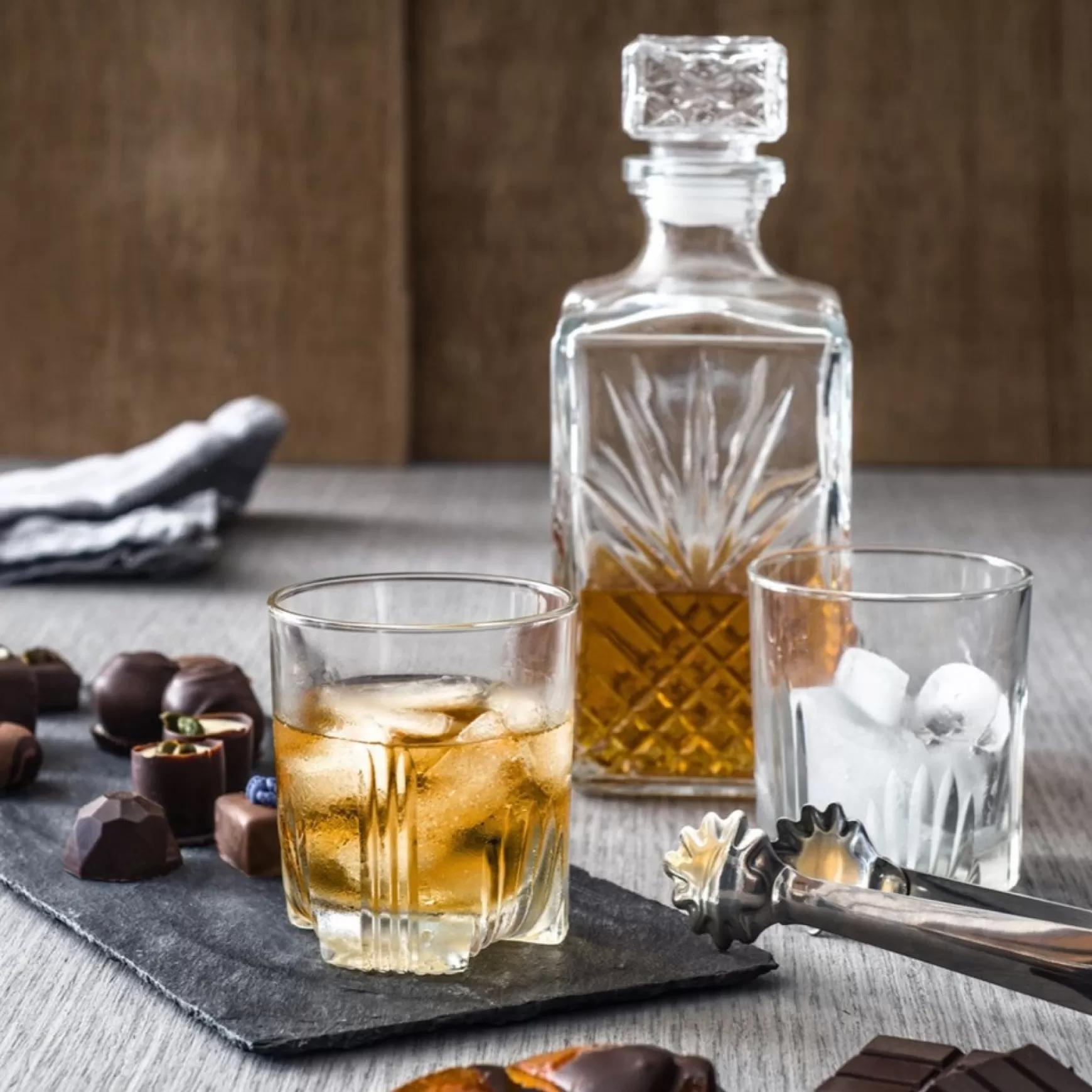 All For Spirits*Trudeau Whiskey Service Set