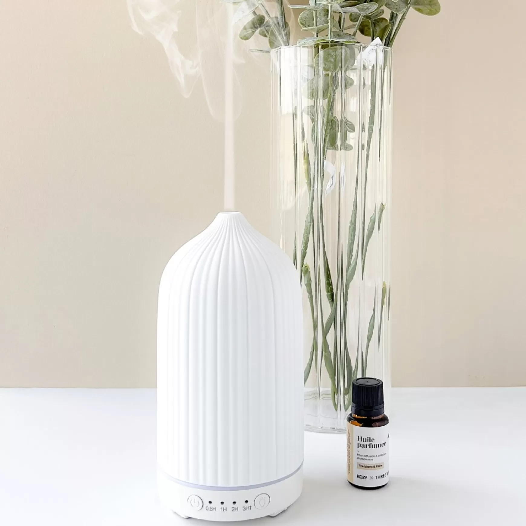 Diffuser For Oils*Agence K White Diffuser - Cera