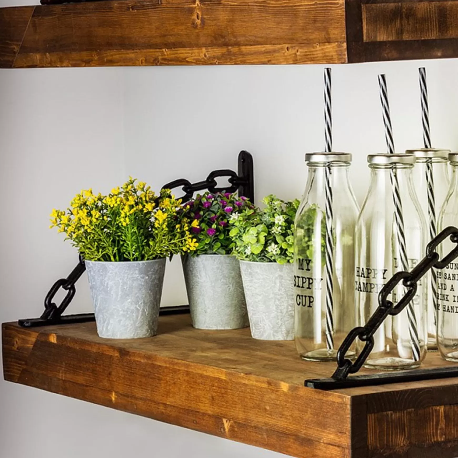Arrangements*Abbott White Flowers - Cement Pot