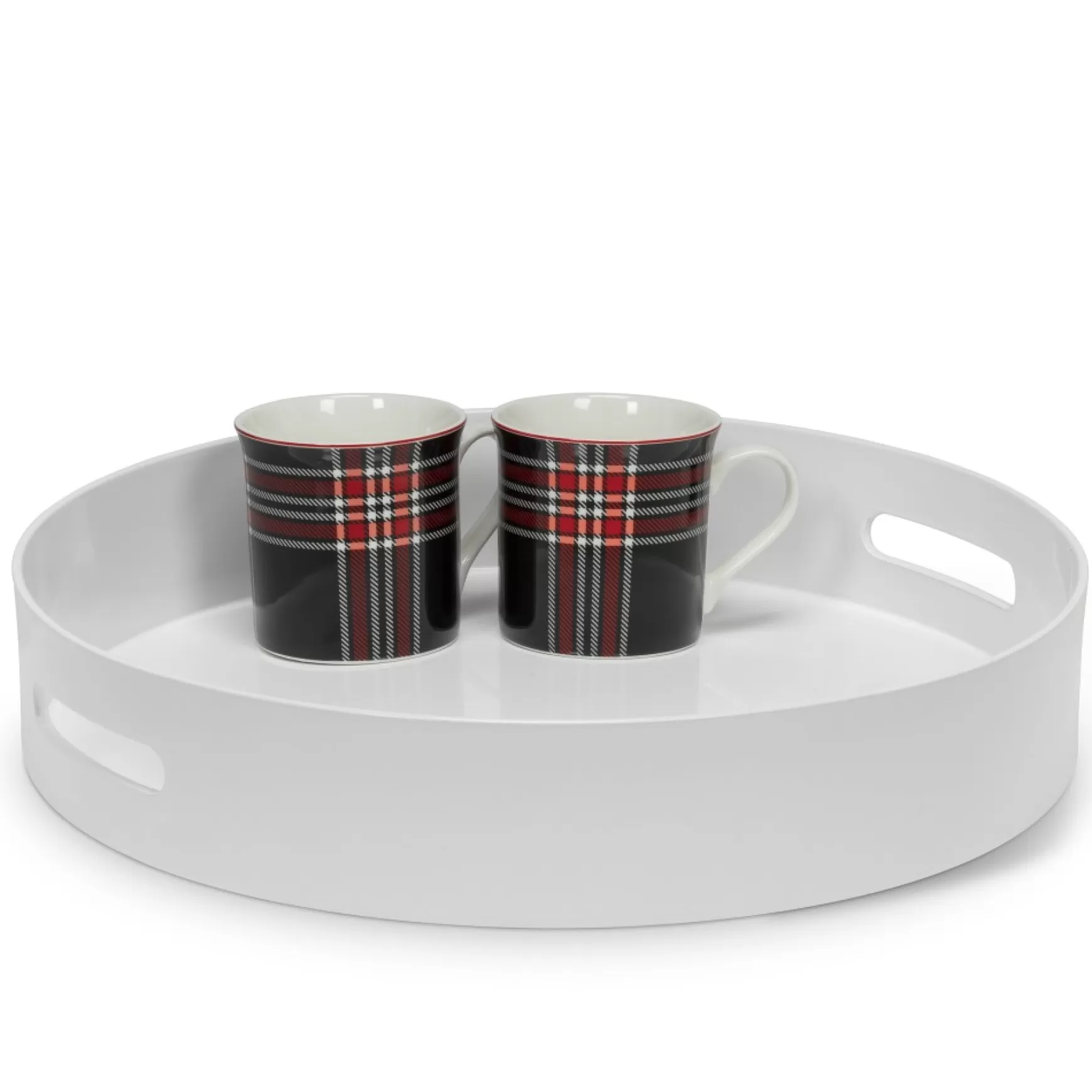 Plates, Trays & Containers*Abbott White Tray With Handle