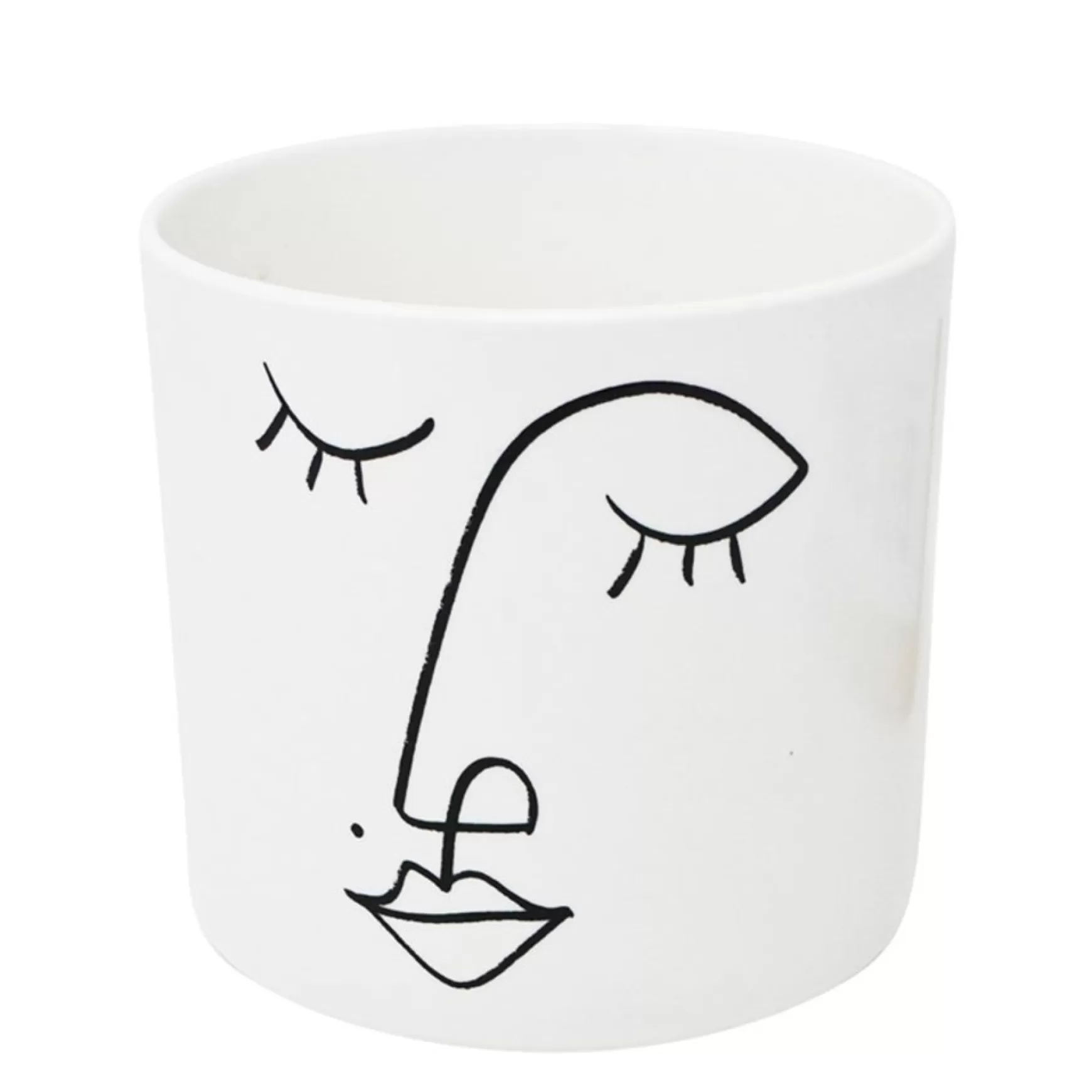 Vases & Pots*Nostalgia Import White Vase - Face