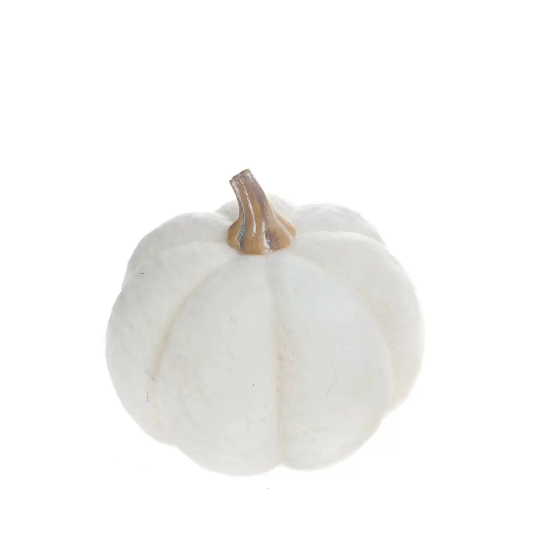 Decorative Objects*Group ADV White Wool Pumpkin