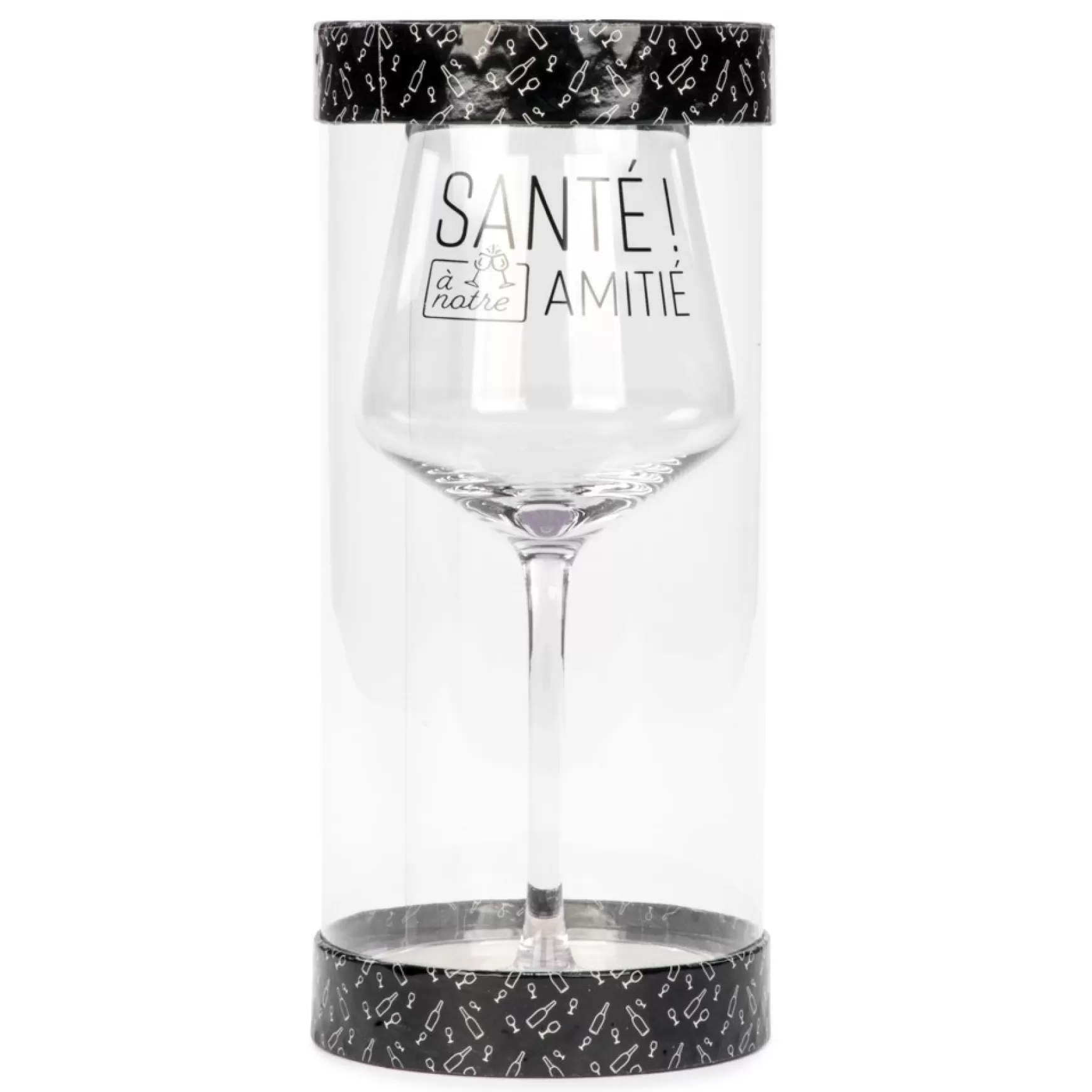 All For Wine*Attitudes Import 2 Wine Glass - Amitie