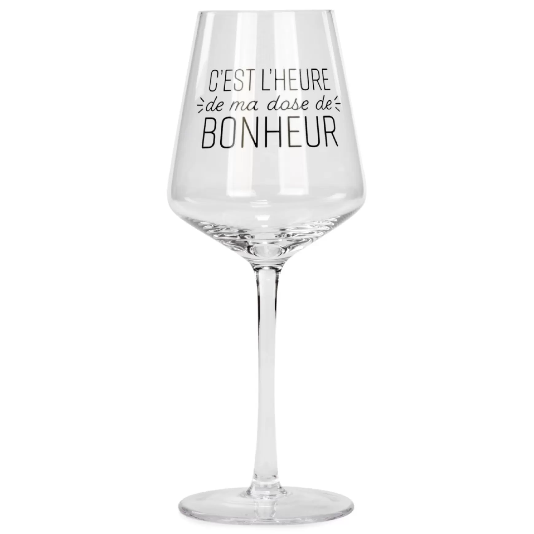 All For Wine*Attitudes Import 2 Wine Glass - Dose De Bonheur
